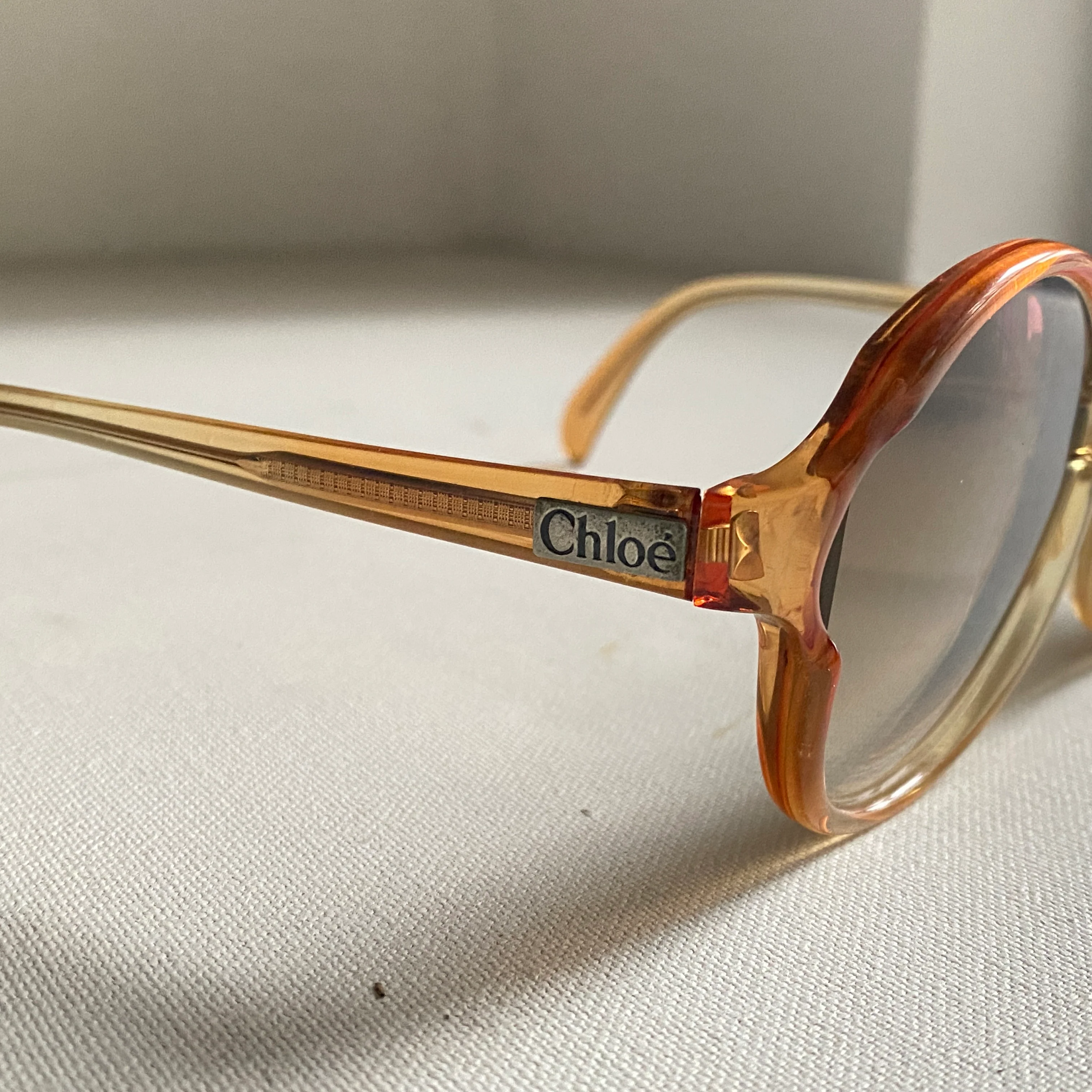 80s Round Oval Granny Style Glasses Frames By Chloe - Image 7