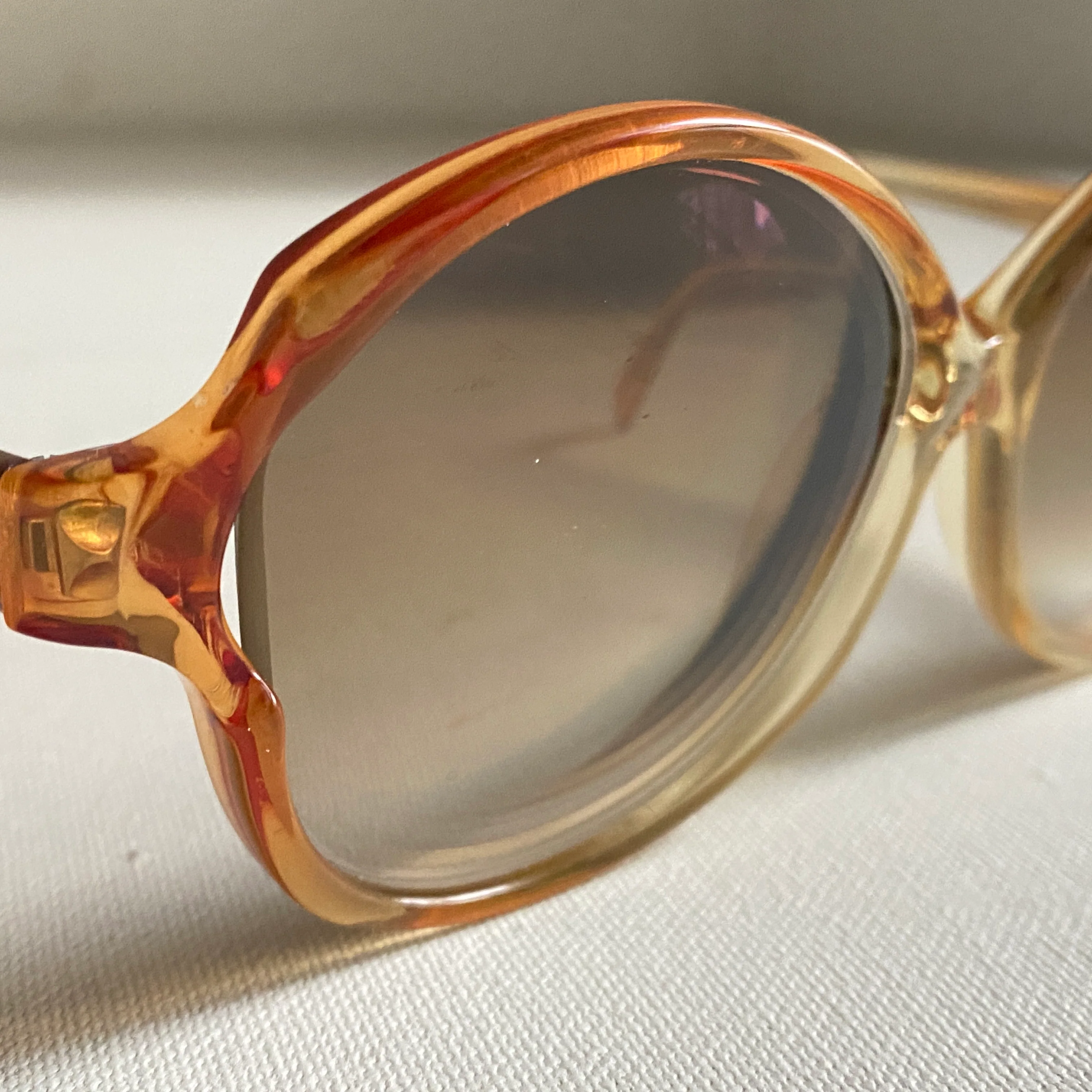 80s Round Oval Granny Style Glasses Frames By Chloe - Image 9