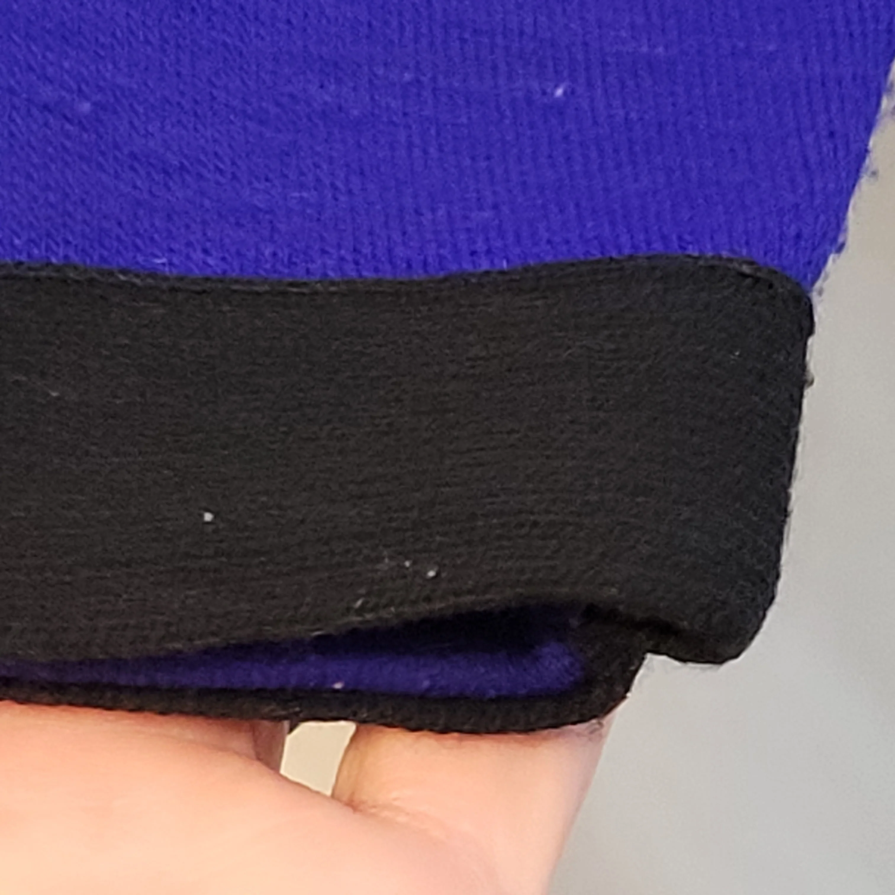 80s Royal Blue Carigan Trimmed In Black Size L by Prosperity Knitwear - Image 5