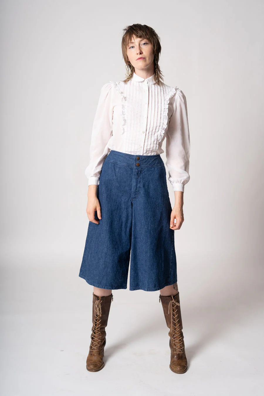 80s Ruffle Blouse - Image 7