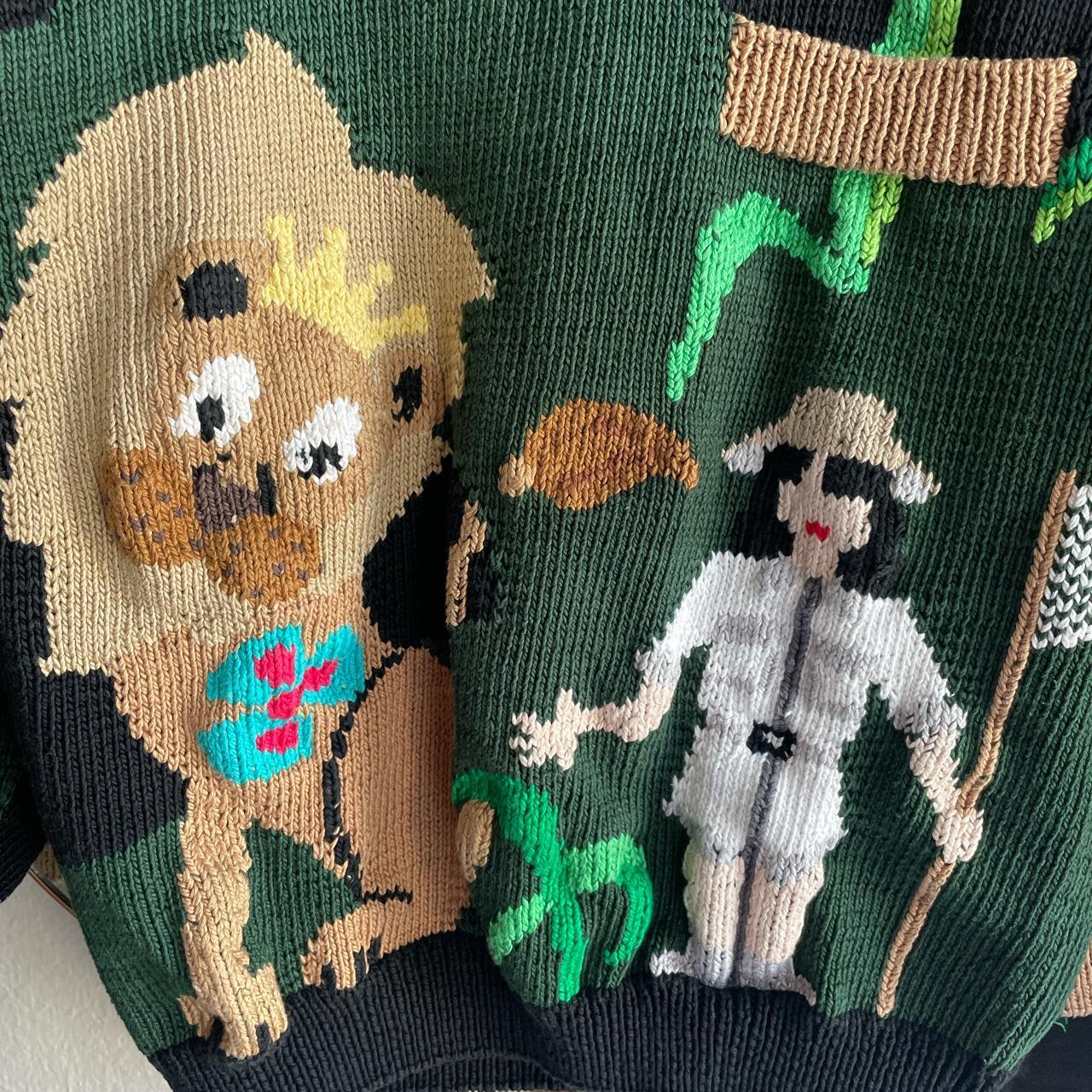 80s Safari Knitted Sweater By Berek New York - Image 3
