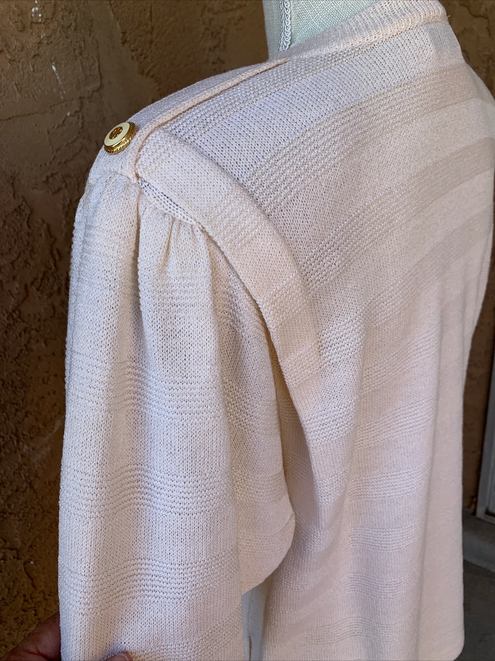 80s Santana Knit Cardigan And Skirt Set By St. John by Marie Gray - Image 10