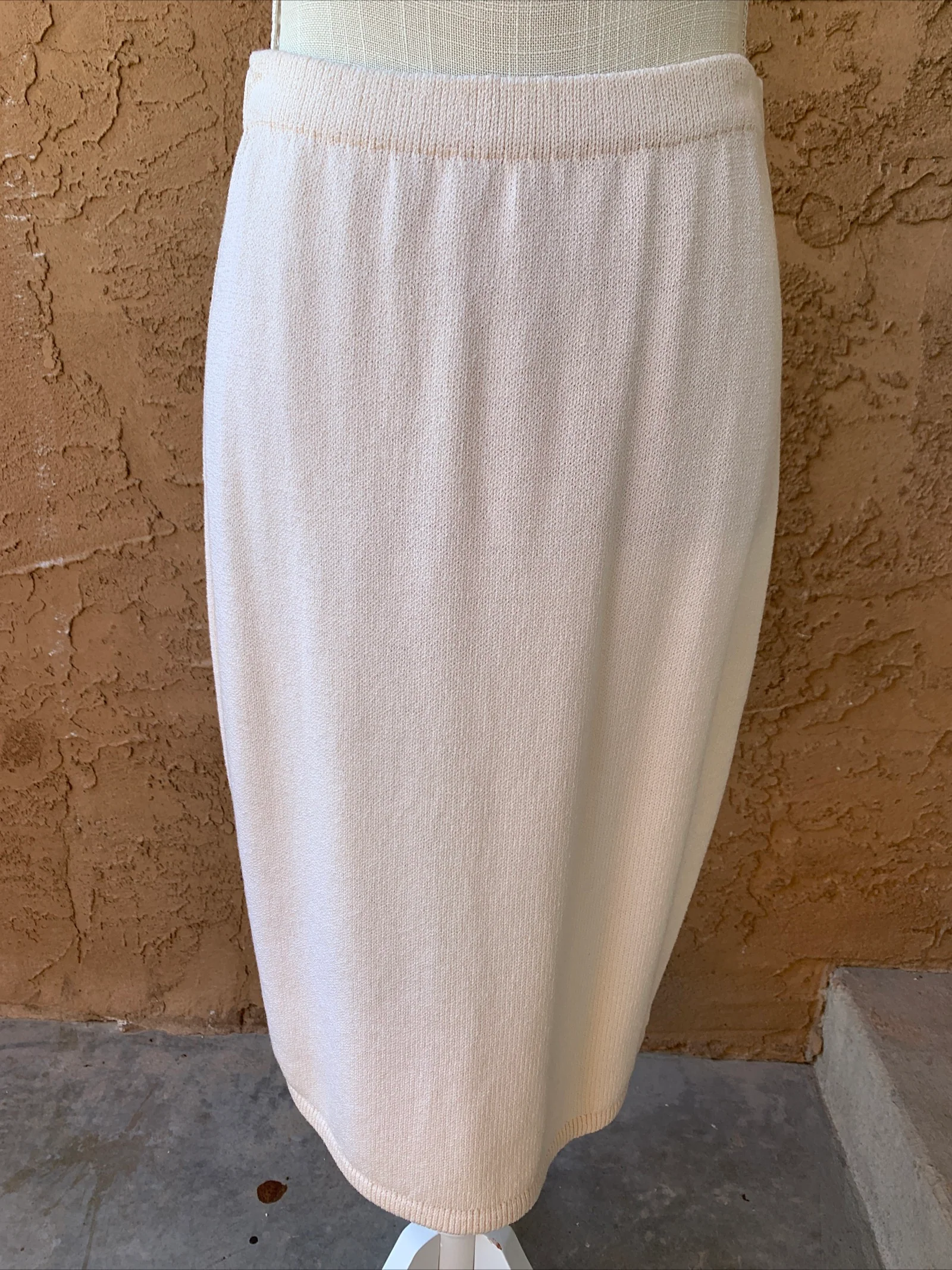 80s Santana Knit Cardigan And Skirt Set By St. John by Marie Gray - Image 3