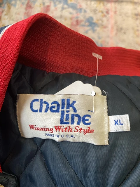 80s Satiny Boston Red Sox Team Jacket By Chalk Line - Image 5