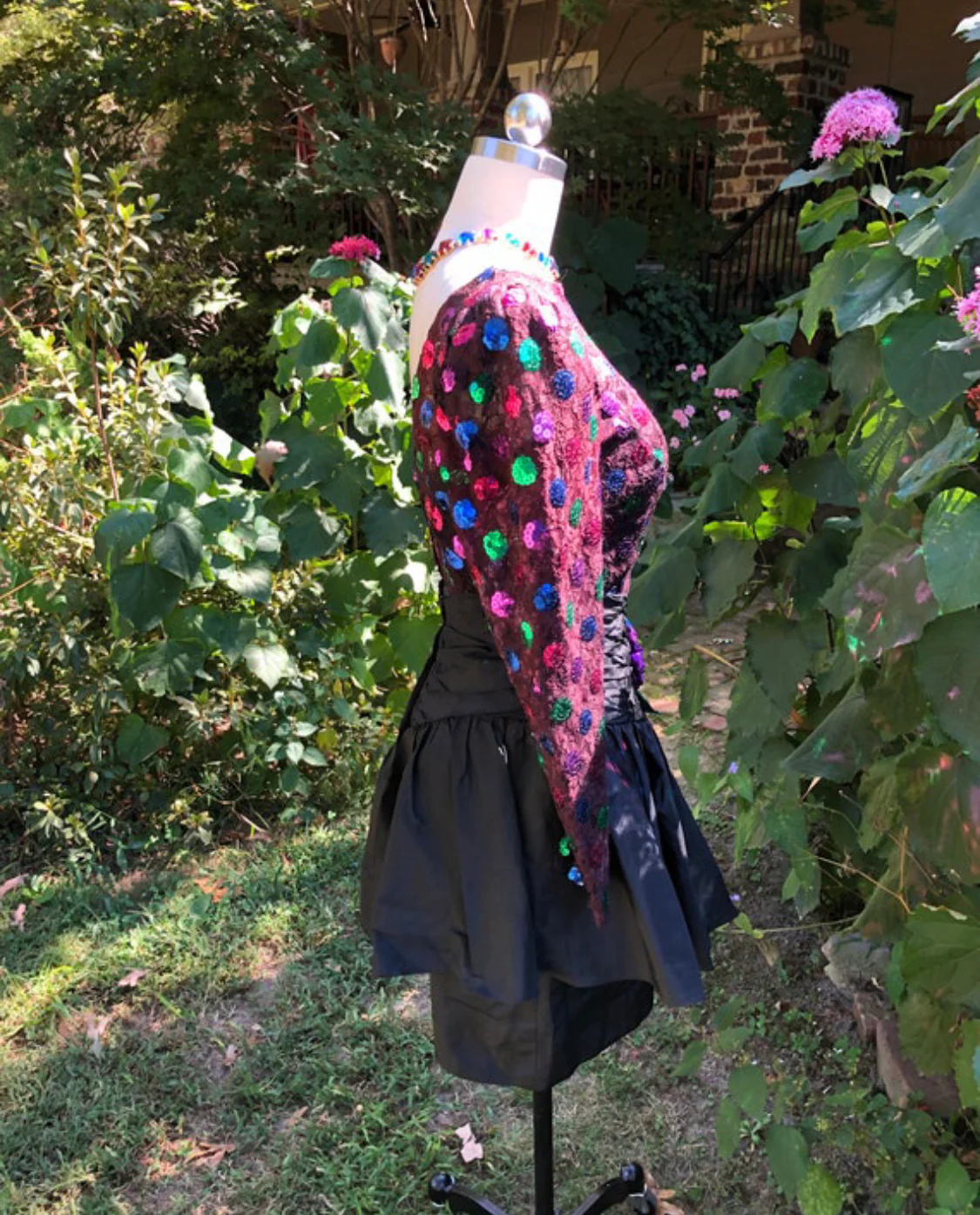 80s Sequin Prom Dress - Image 5