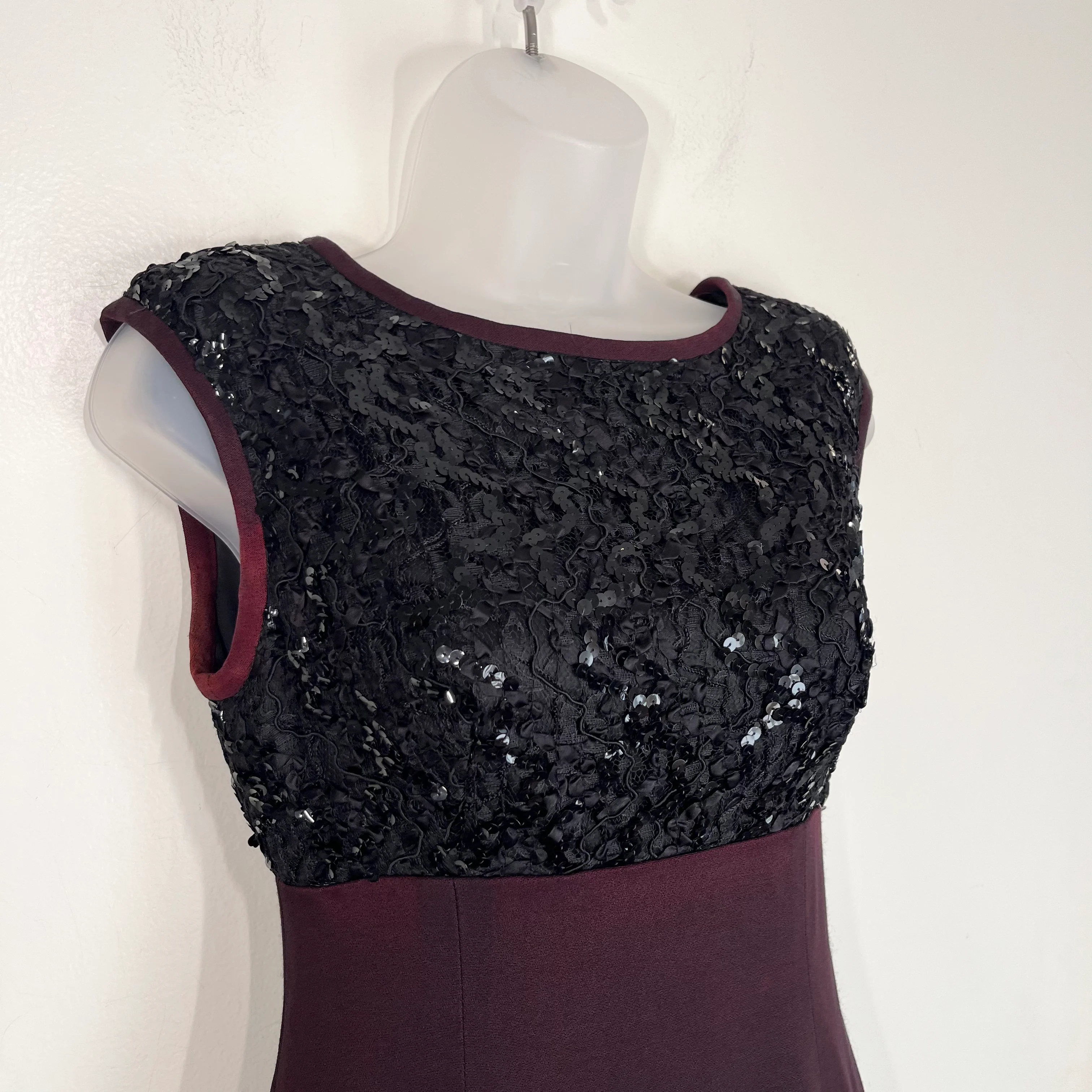 80s Sequin Sleeveless Cocktail Dress By Amanda Taylor - Image 5