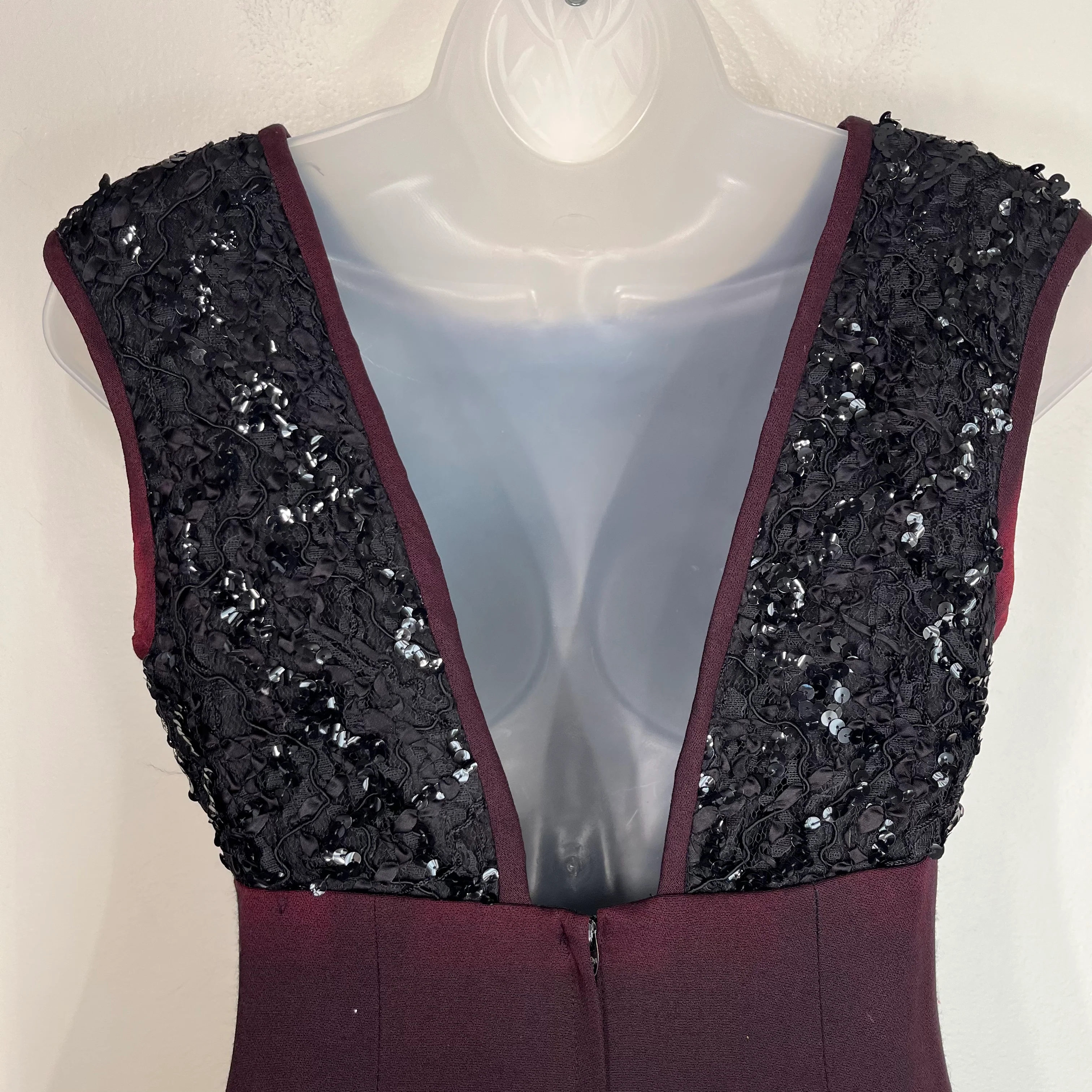 80s Sequin Sleeveless Cocktail Dress By Amanda Taylor - Image 7