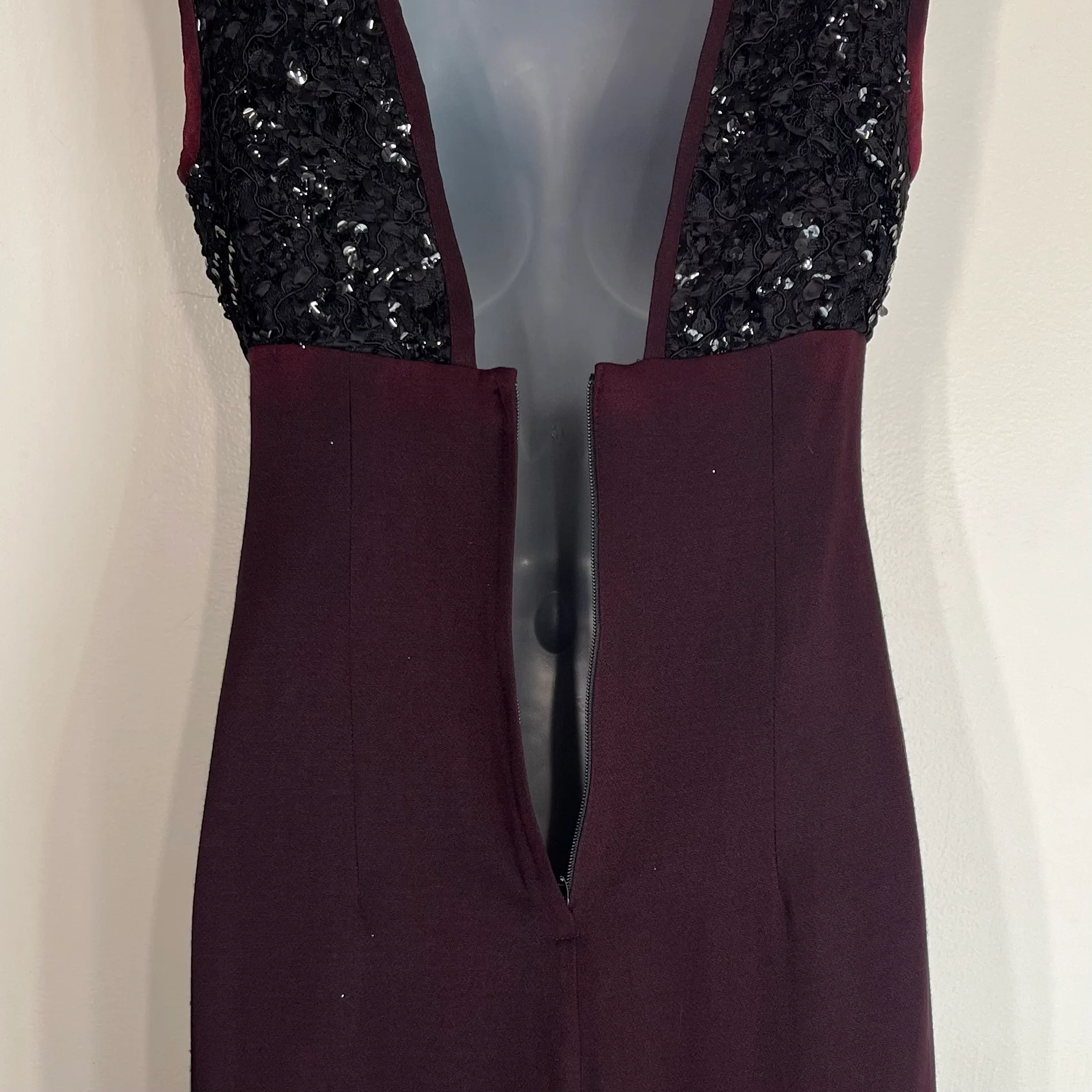 80s Sequin Sleeveless Cocktail Dress By Amanda Taylor - Image 8