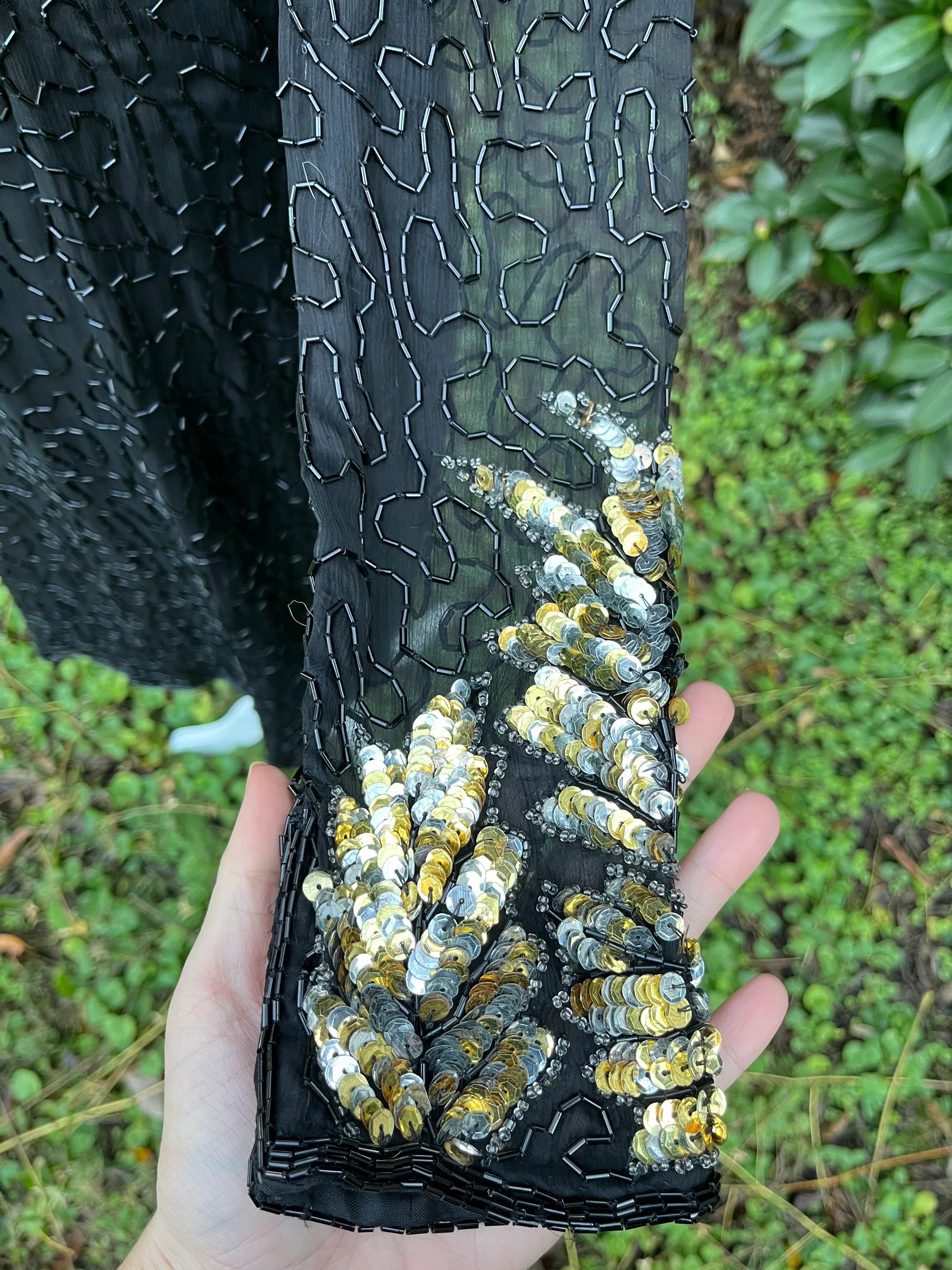 80s Sequin Sparkle Glam Nye Party Dress By Lawrence Kazar - Image 10
