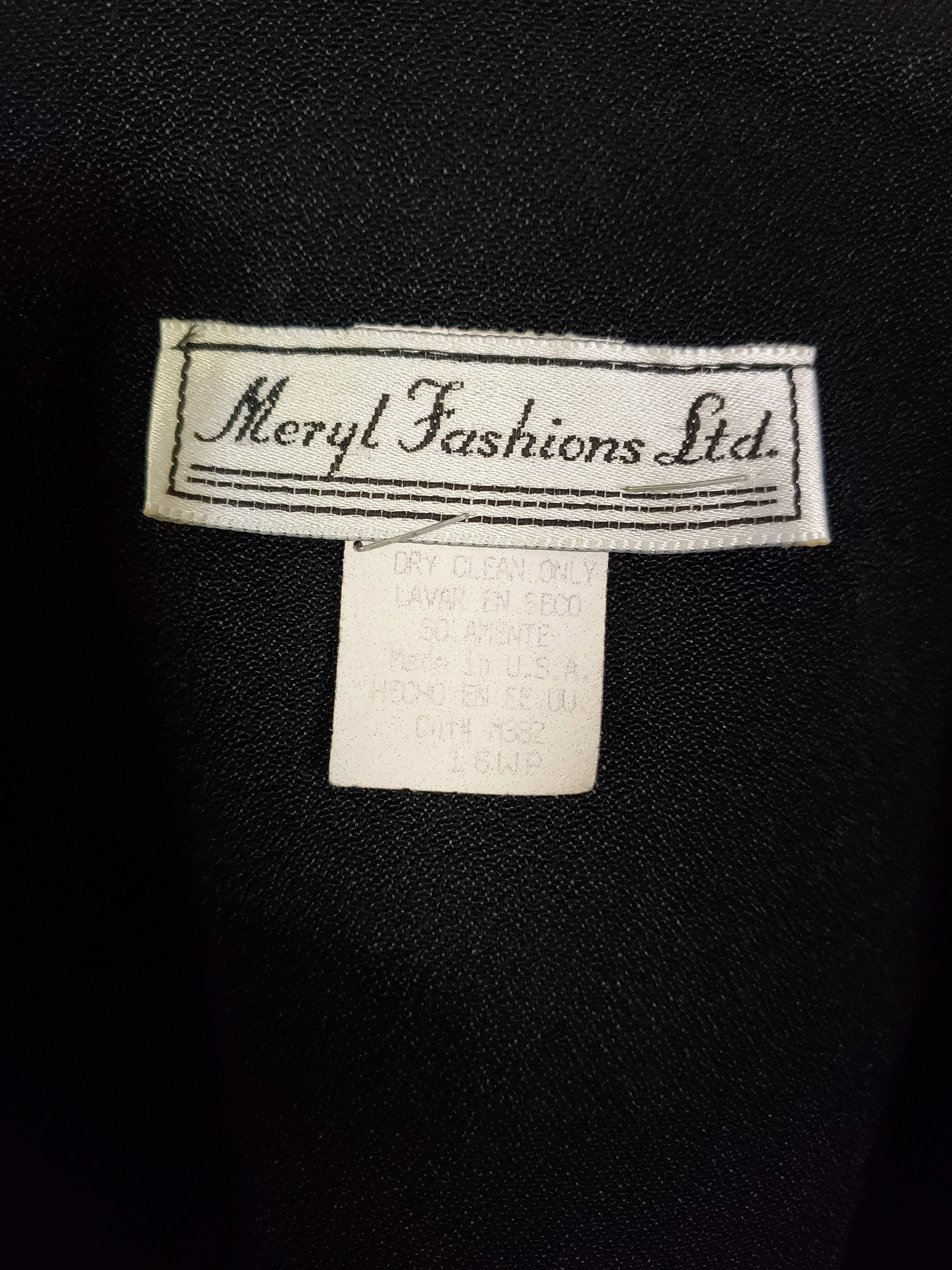 80s Sheer Sleeve Blazer By Meryl Fashions Ltd. - Image 6