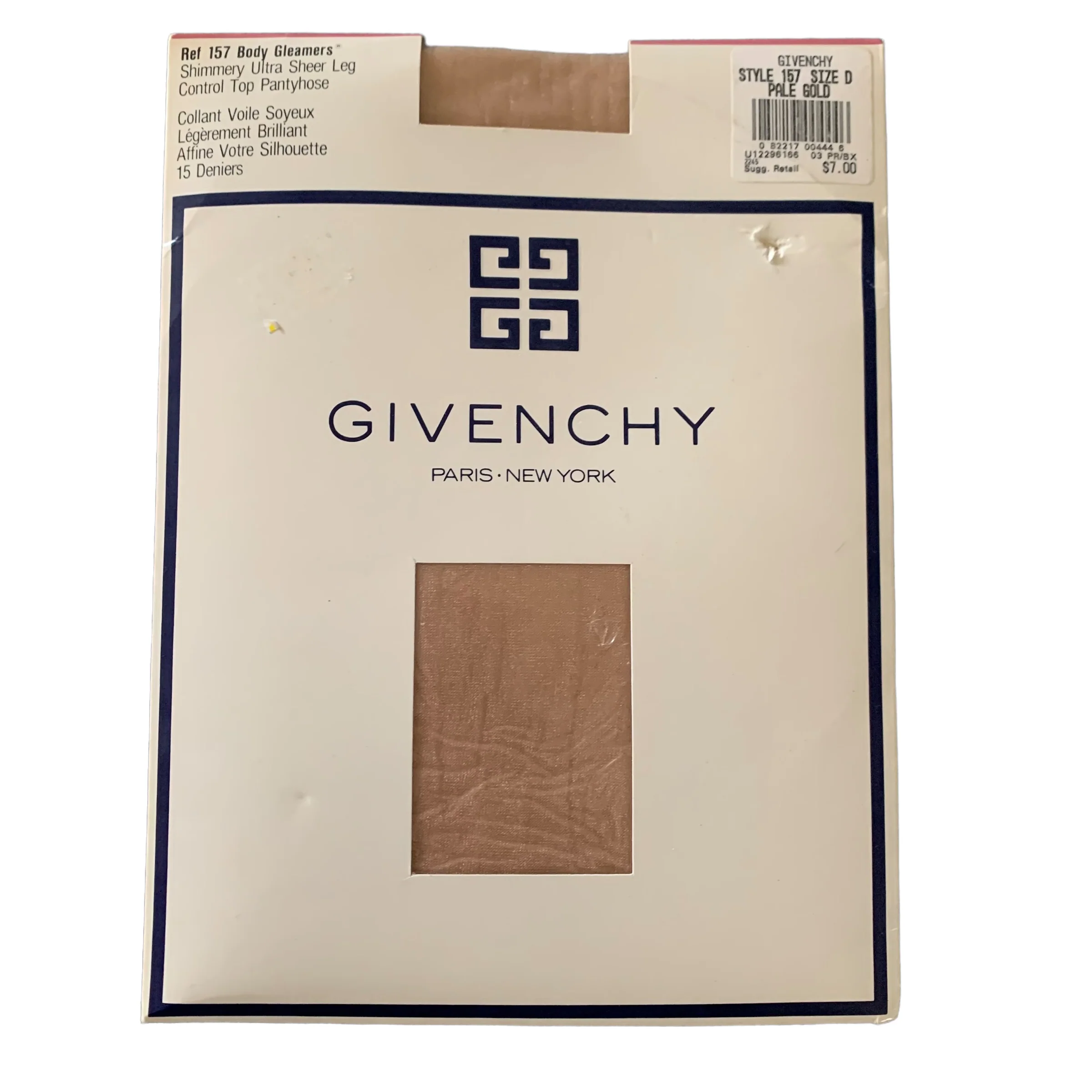 80s Shimmery Ultra Sheer Leg Control Toppantyhose by Givenchy - Image 7