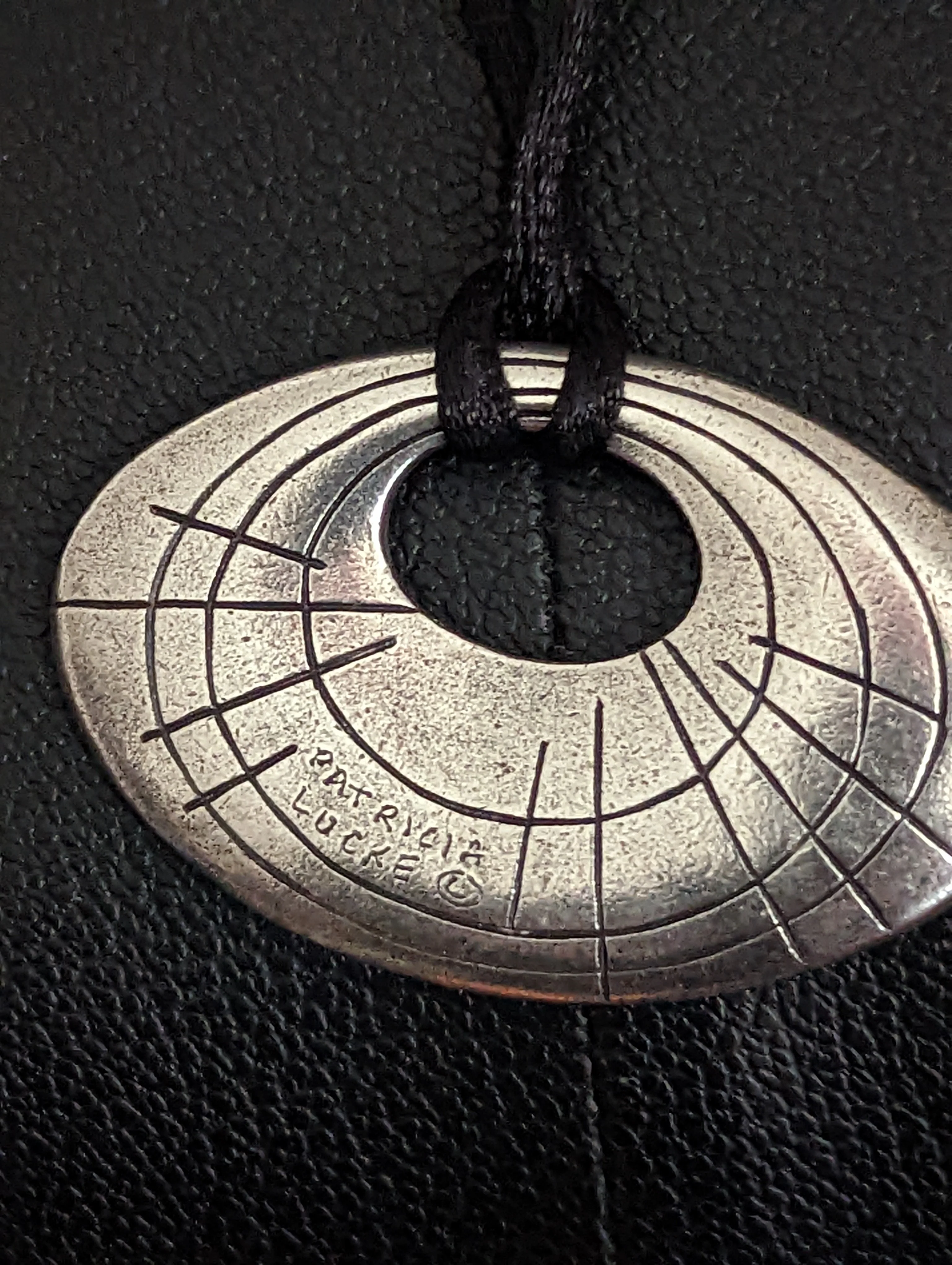 80s Silver Multiple Color Pendant By Patricia Locke - Image 2