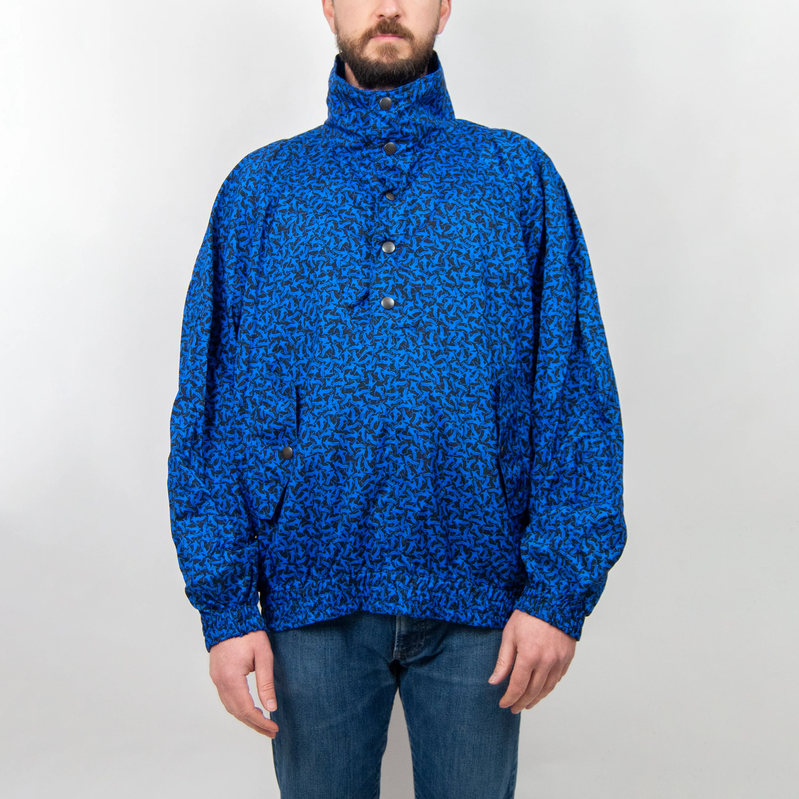 80s Ski Print Windbreaker By Kaelin - Image 4