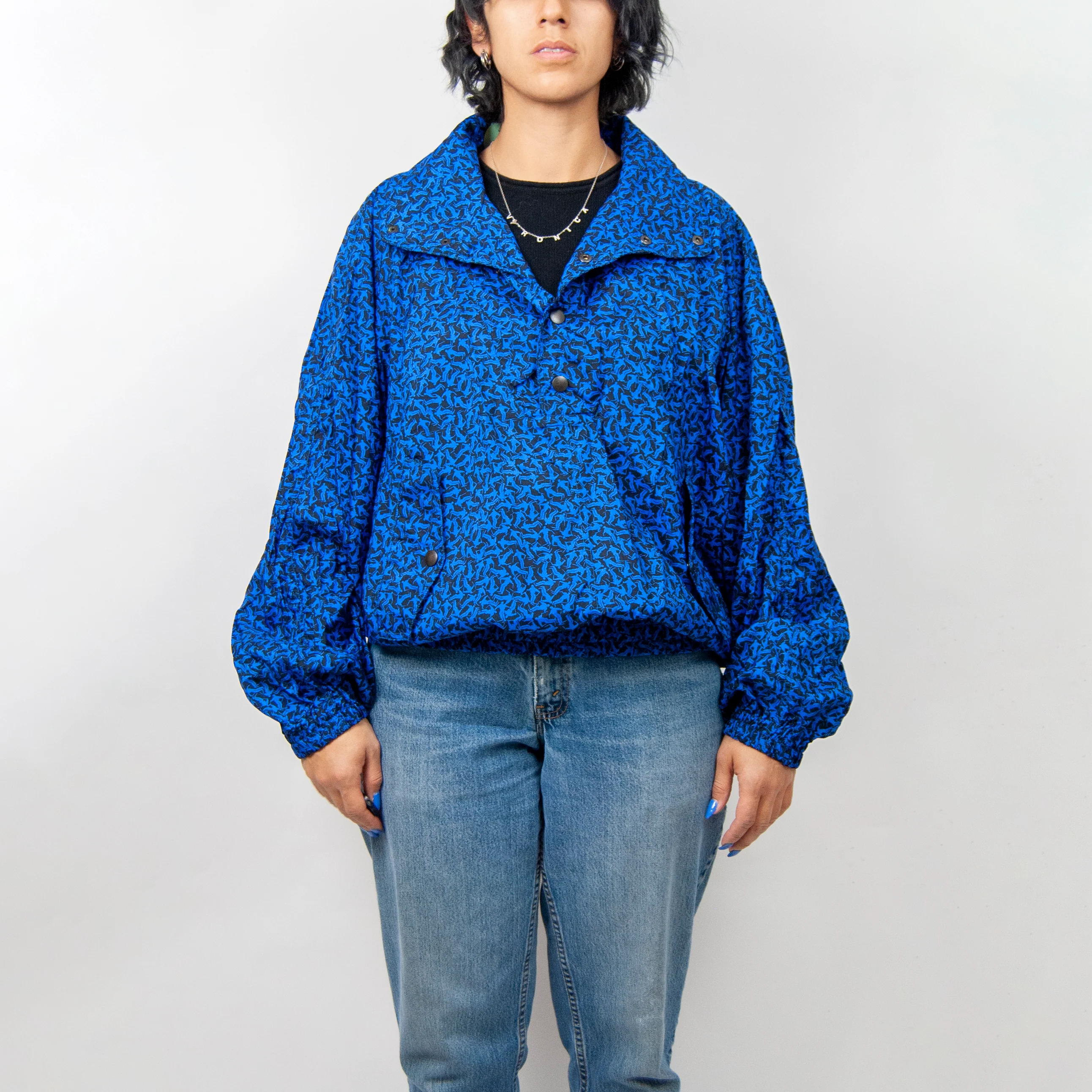 80s Ski Print Windbreaker By Kaelin - Image 6