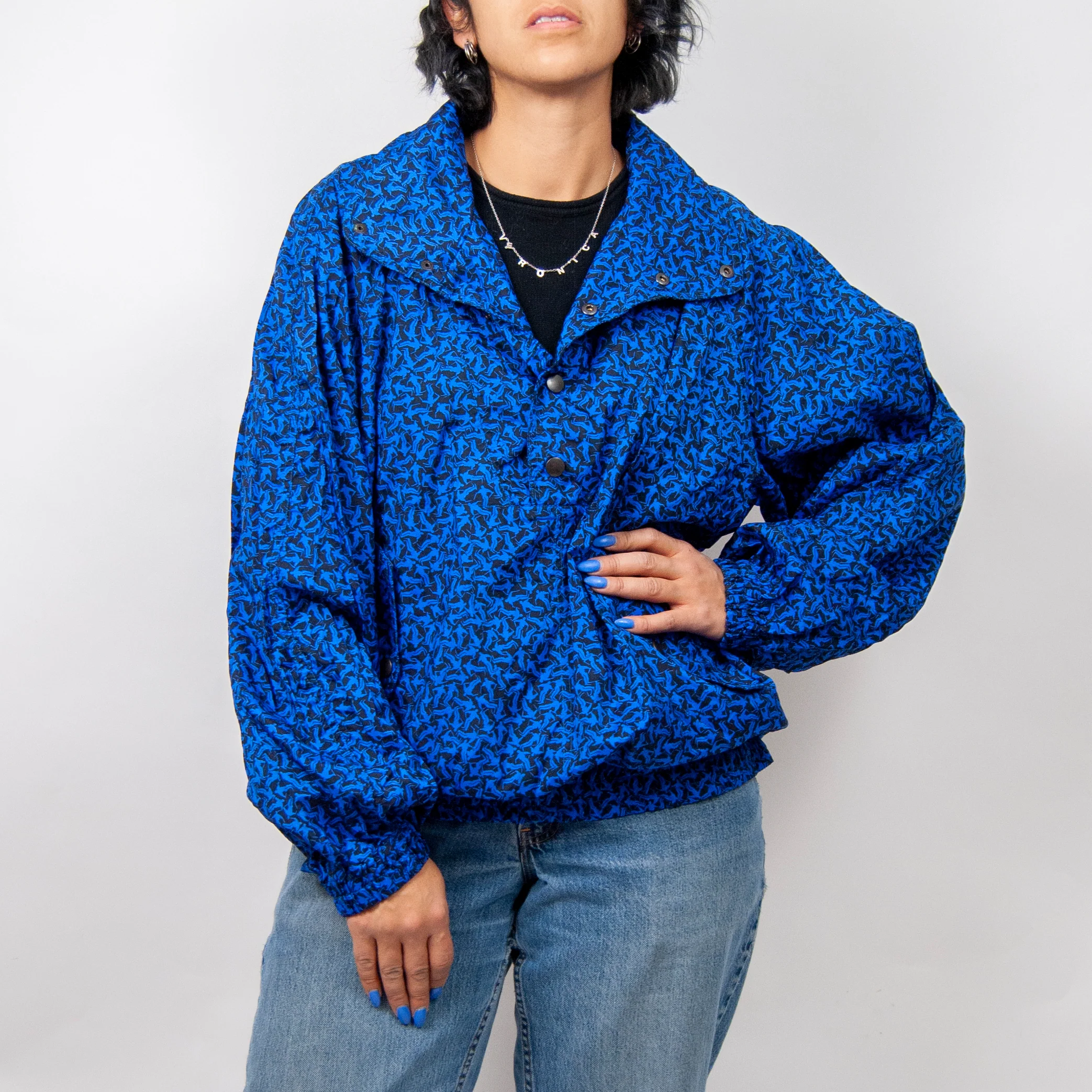 80s Ski Print Windbreaker By Kaelin - Image 7