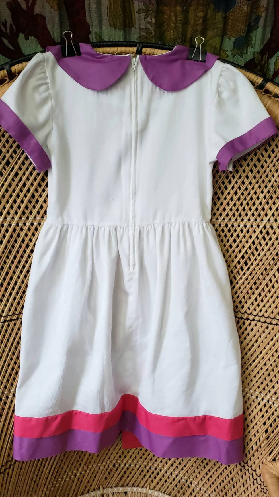 80s Smocked Sailboat Dress Girls Size 10 by Polly Flinders - Image 2