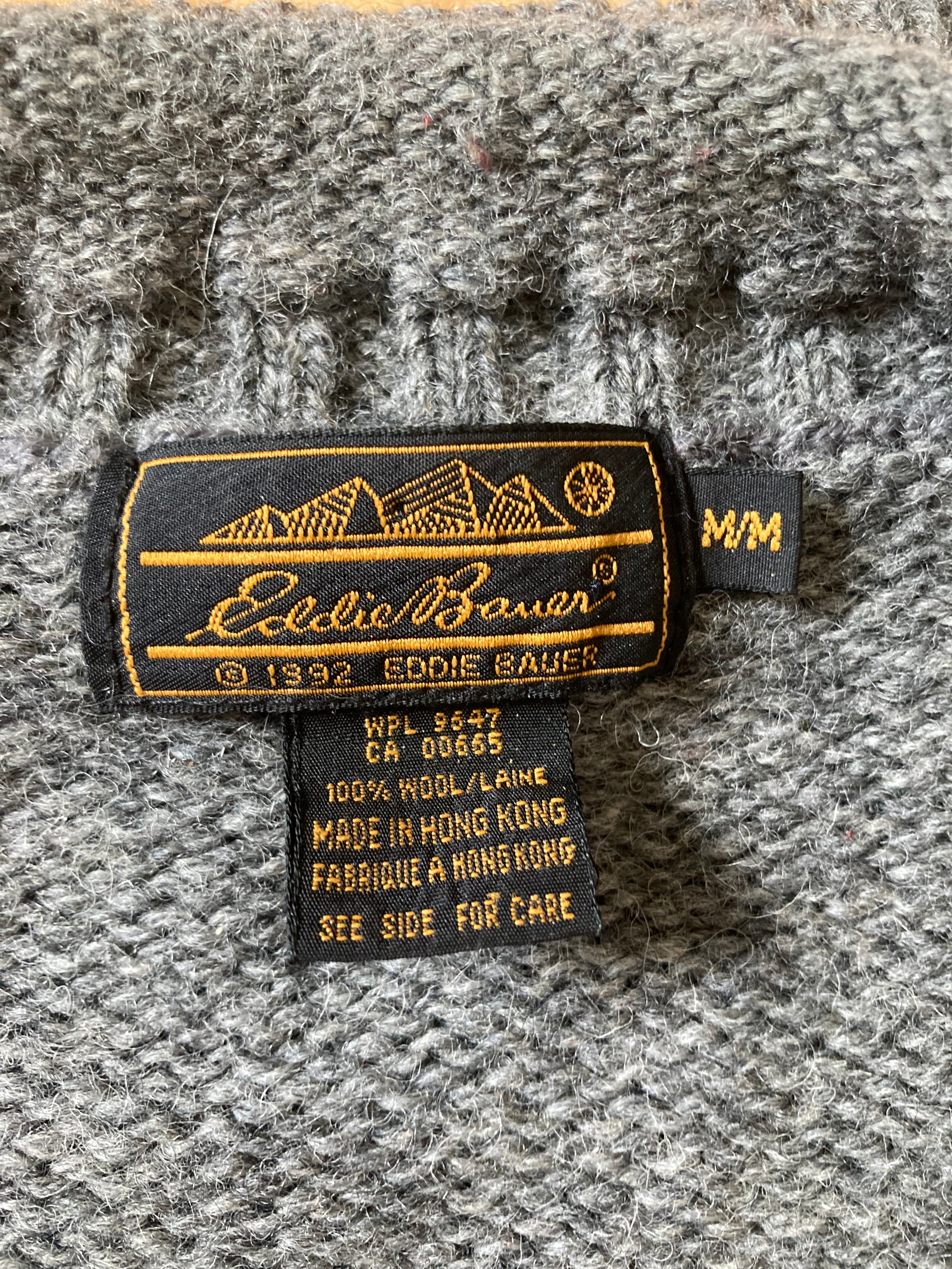 80s Snowflake And Bunny Cardigan By Eddie Bauer - Image 7