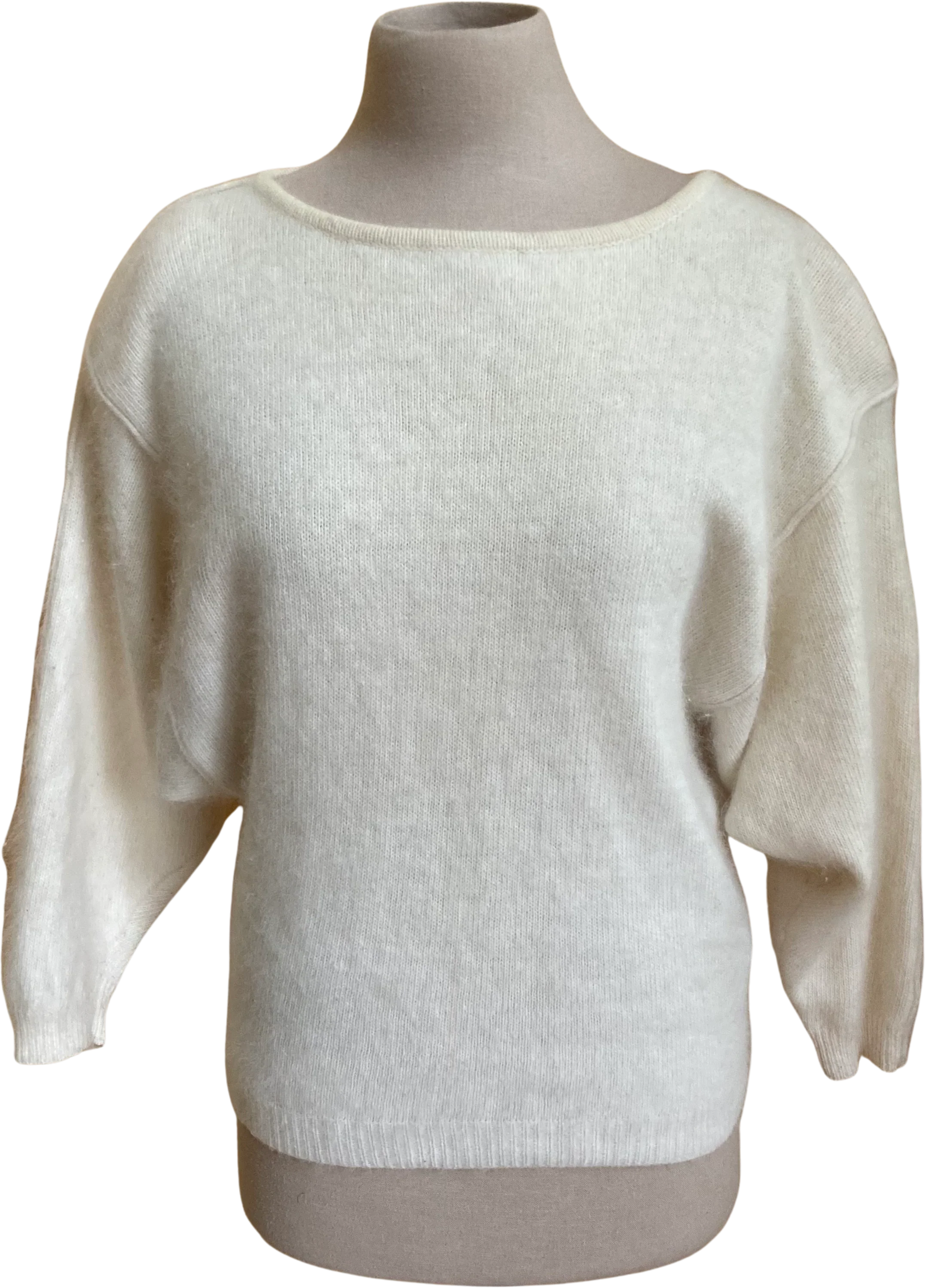 80s Soft Fuzzy Batwing Sweater By The Glory 3 by Gloria Furman
