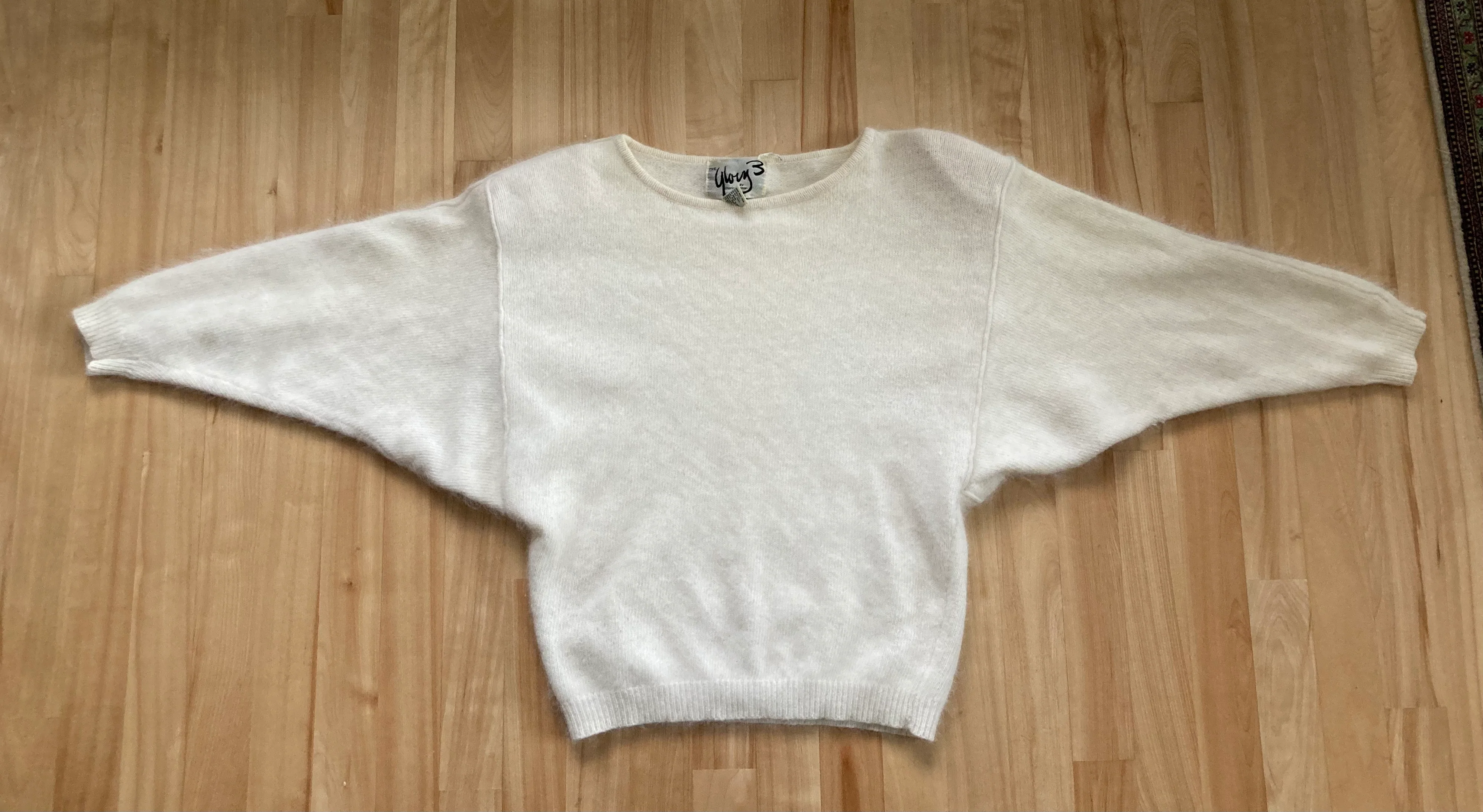 80s Soft Fuzzy Batwing Sweater By The Glory 3 by Gloria Furman - Image 4