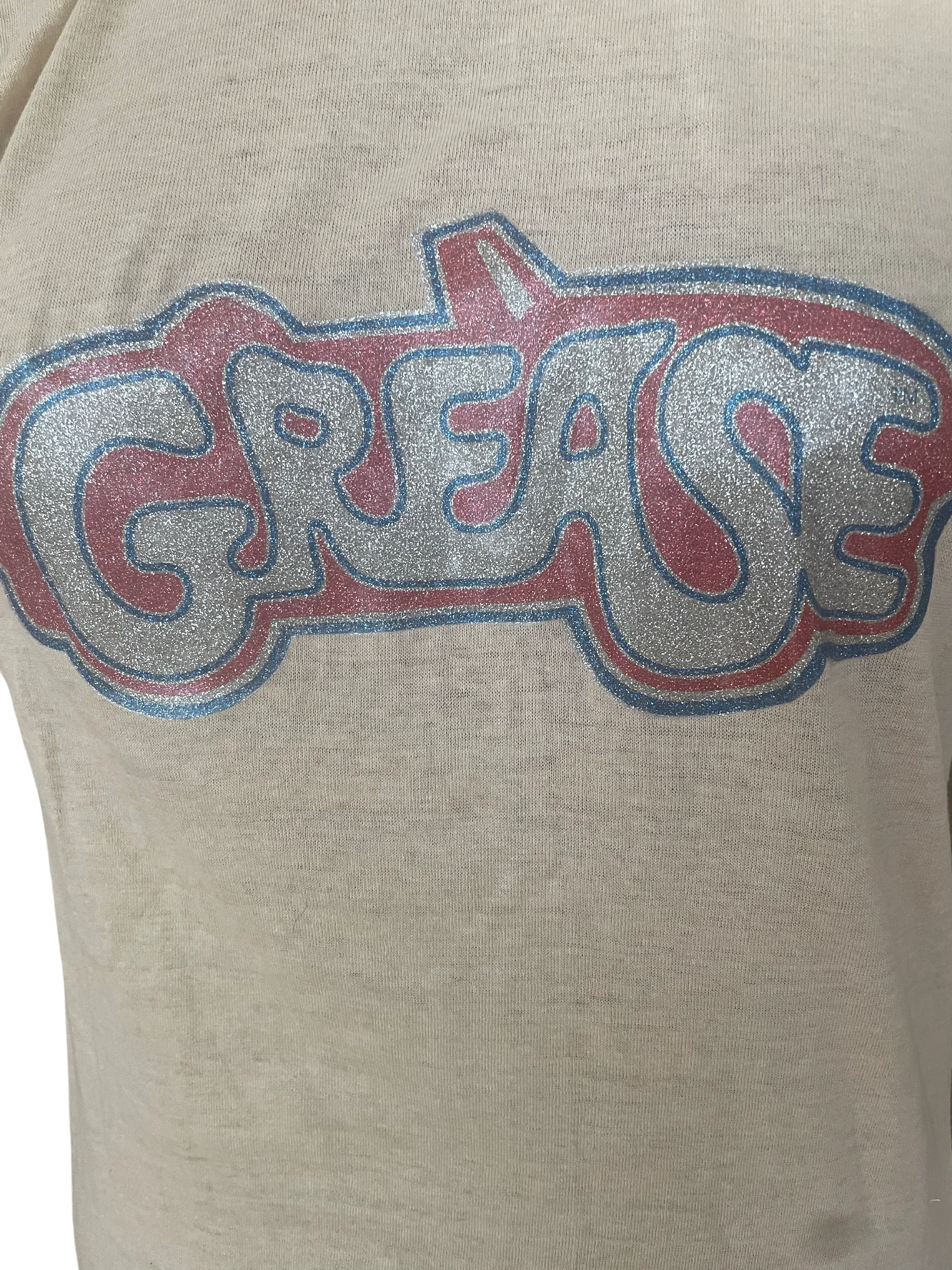 80s Sparkle Grease T-shirt By Bon Marche - Image 2