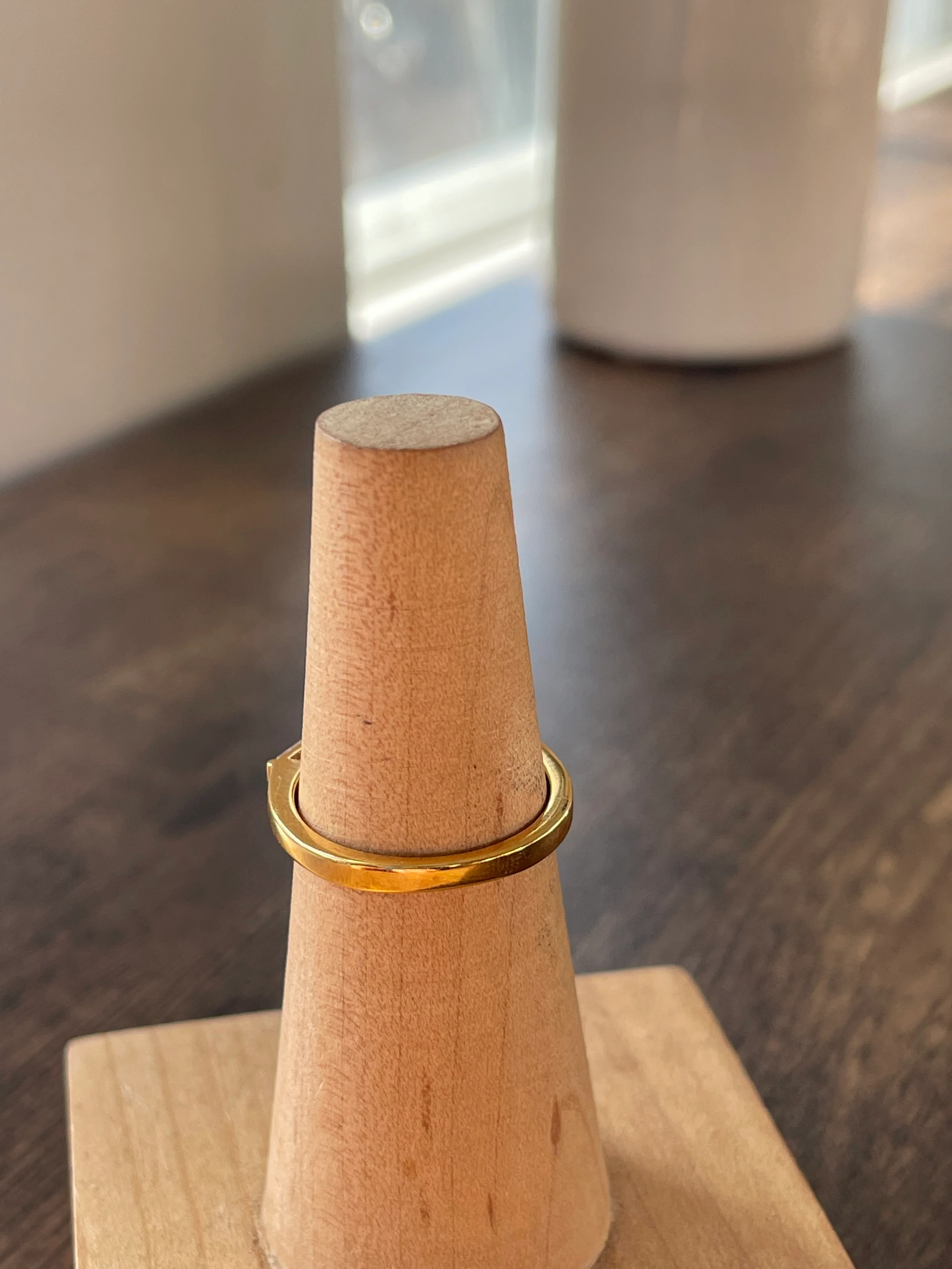 80s Sparkling Cz Cocktail Ring - Image 6