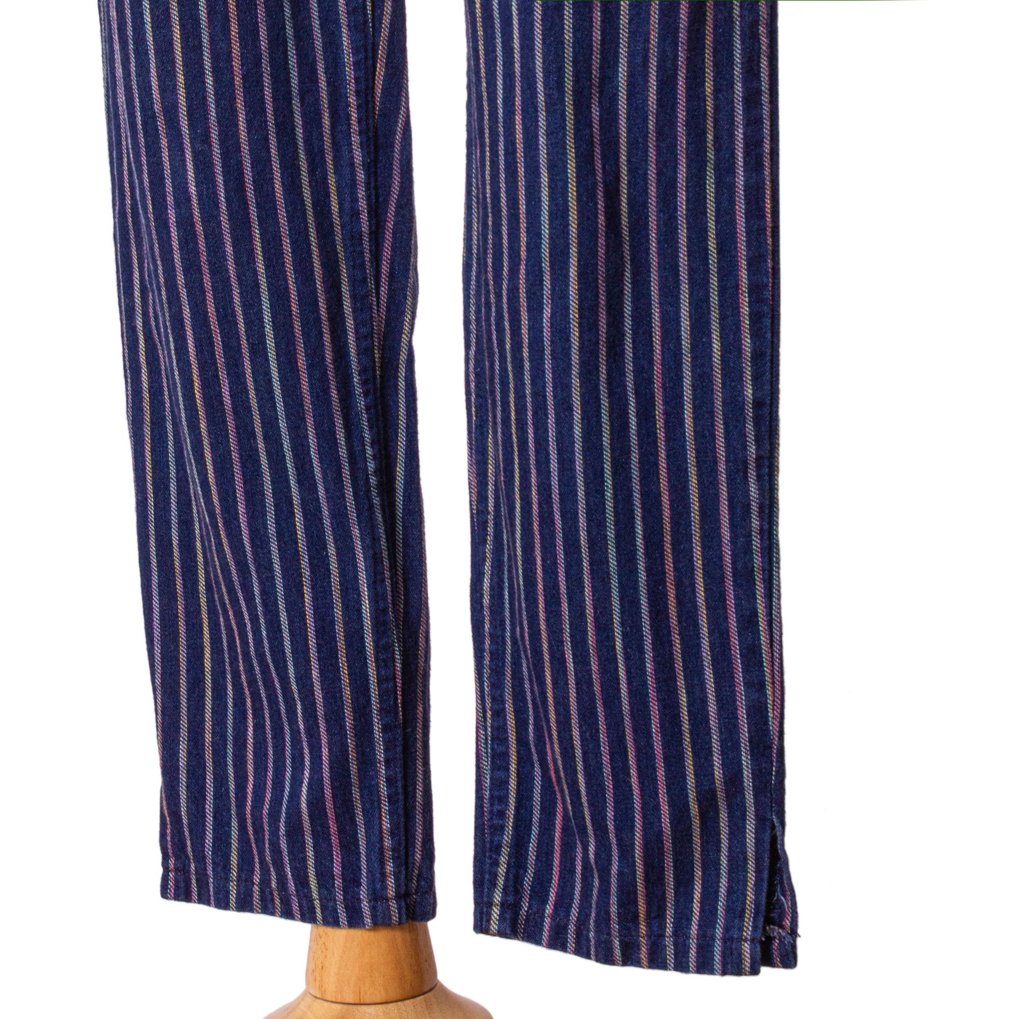 80s Straight-leg Pinstripe High-waisted Jeans By Wrangler - Image 5