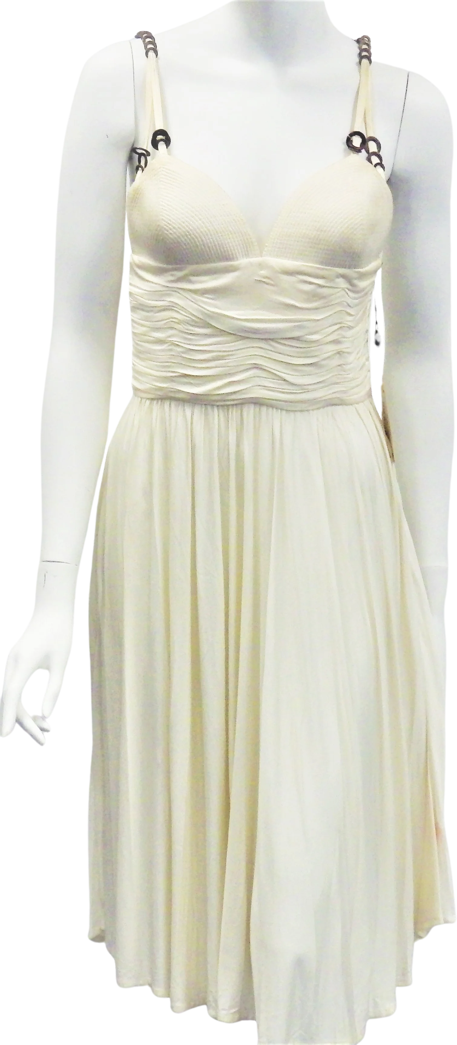 80s Style Spaghetti Strap Cocktail Dress By Gianni Versace