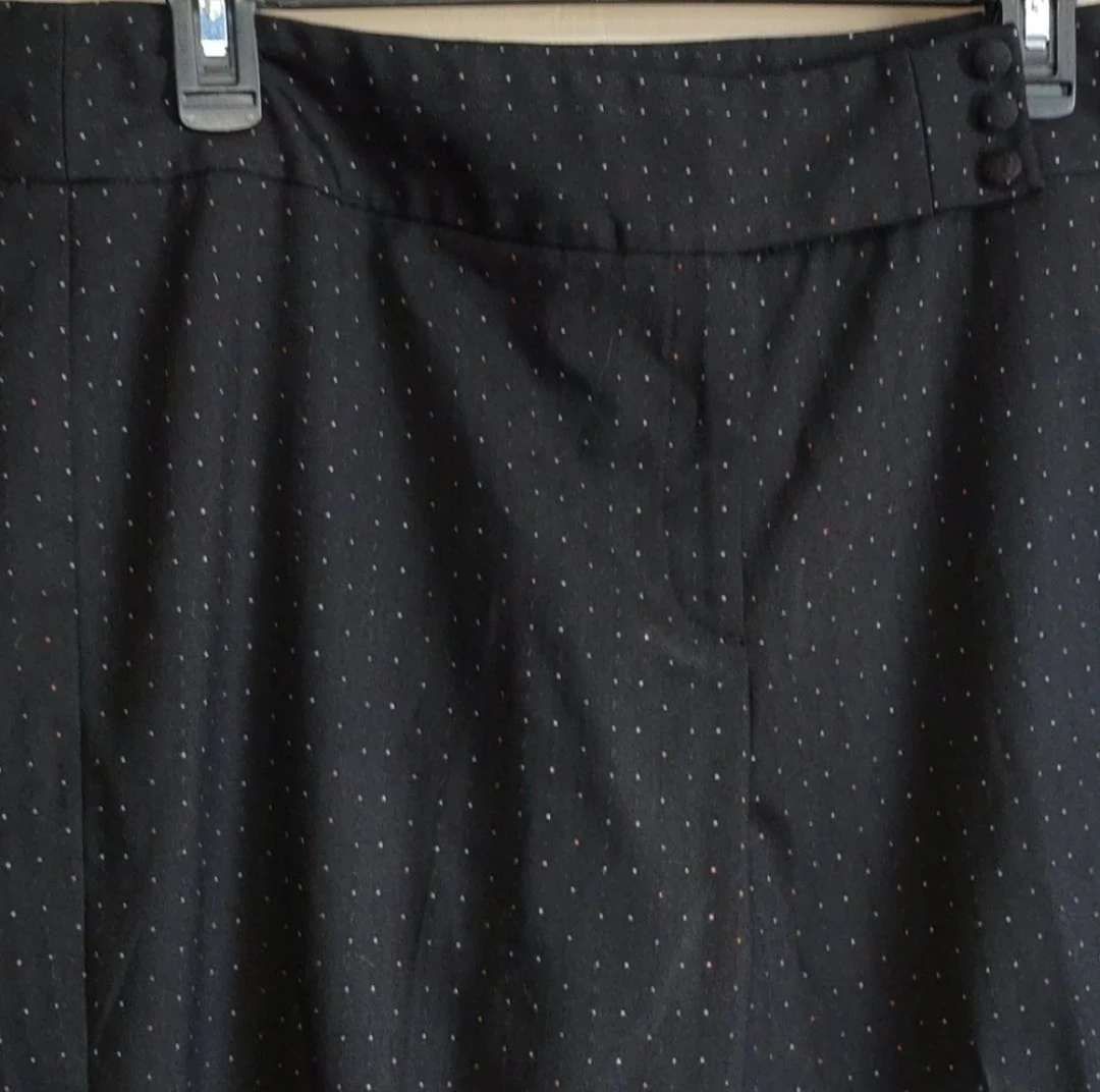 80's Stylish Dotted Straight Leg Pants by Requirements - Image 3