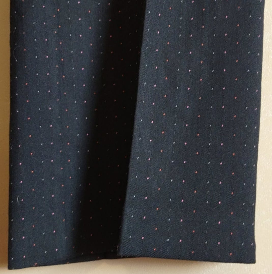 80's Stylish Dotted Straight Leg Pants by Requirements - Image 4