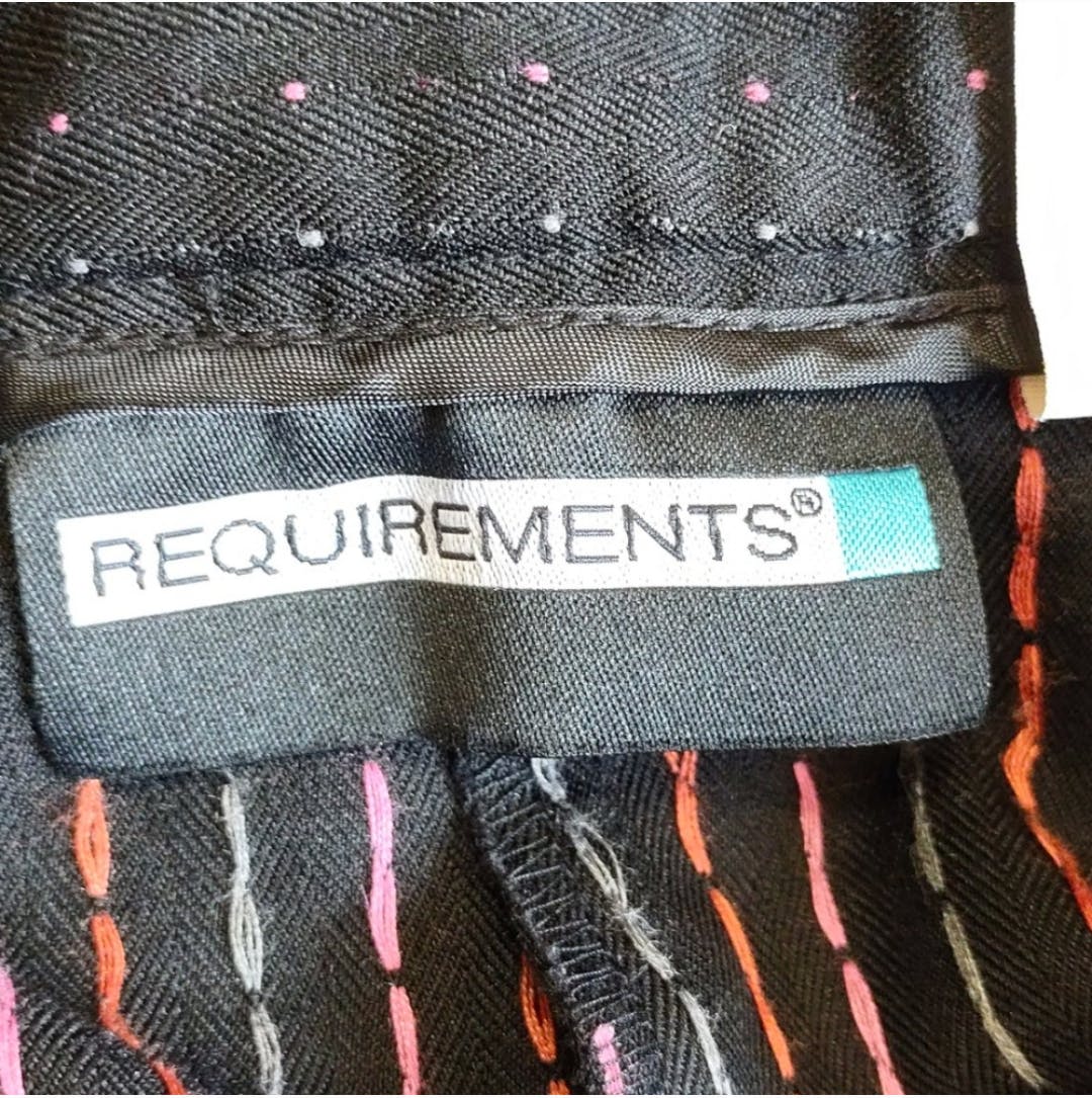 80's Stylish Dotted Straight Leg Pants by Requirements - Image 6