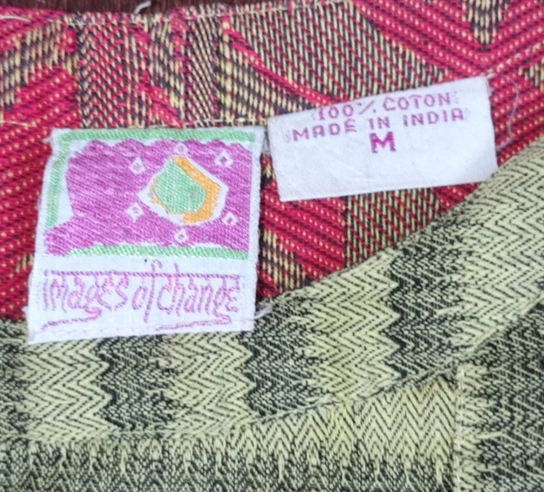 80's Tapestry Top with Leg of Mutton Sleeve by Images Of Change - Image 5