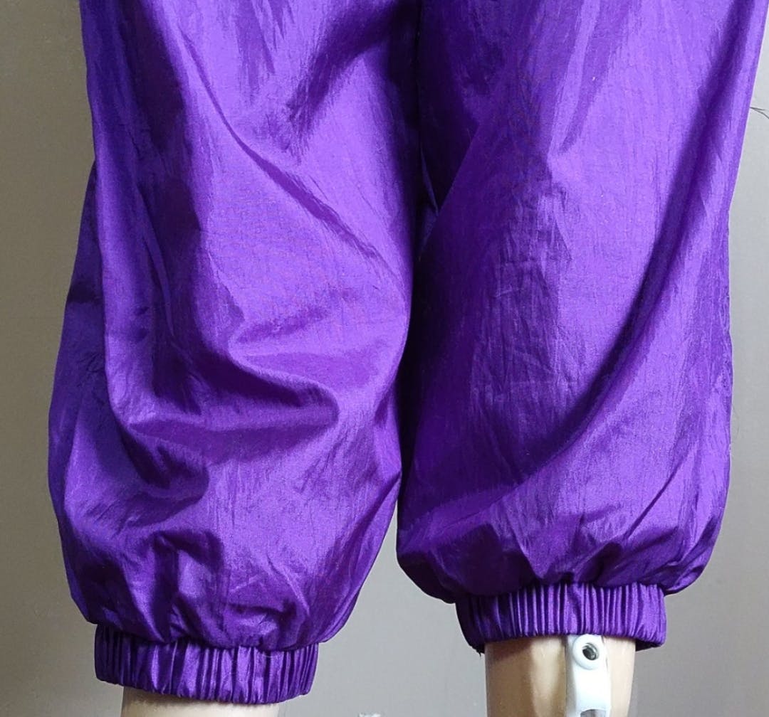 80's Purple Two Piece Jogger Set - Image 6