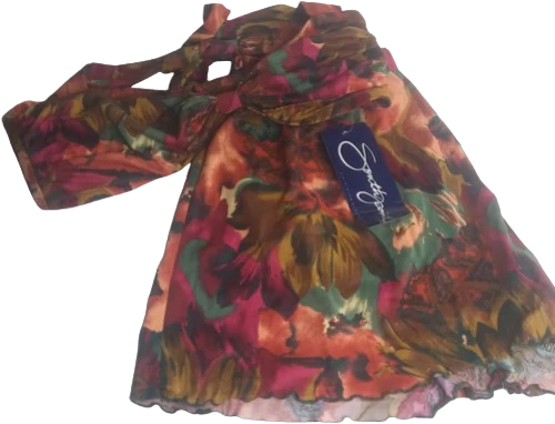 80s Two Piece Floral Swimsuit by  Jantzen