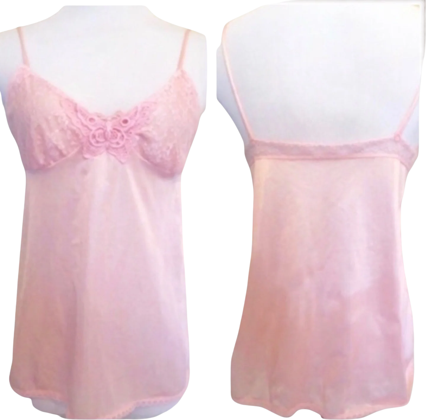 80s Union Made Pink Camisole By Glencraft Lolita By Glencraft
