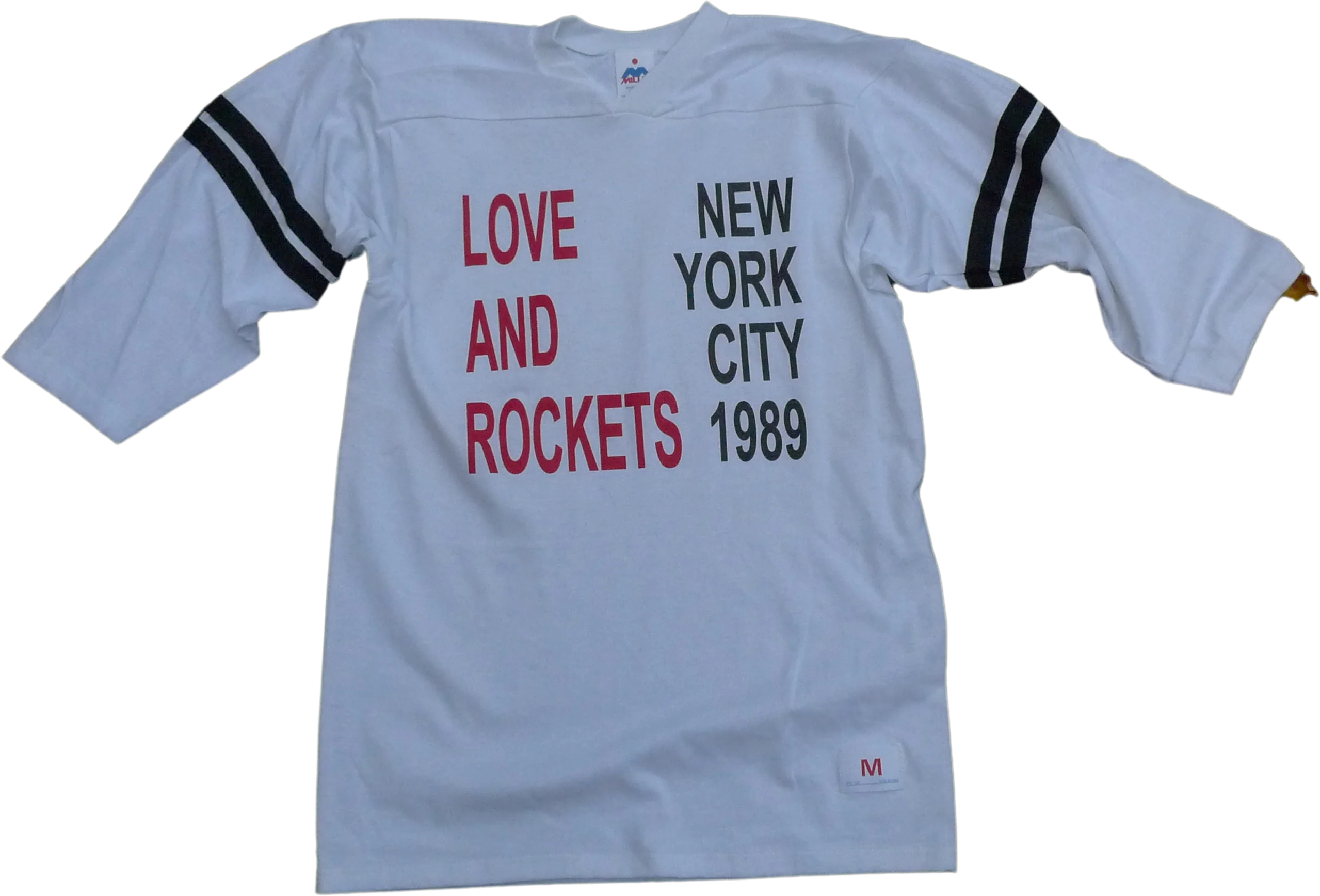 80s Unisex 39 * 1989 Love And Rockets Single Stitch T By Miller