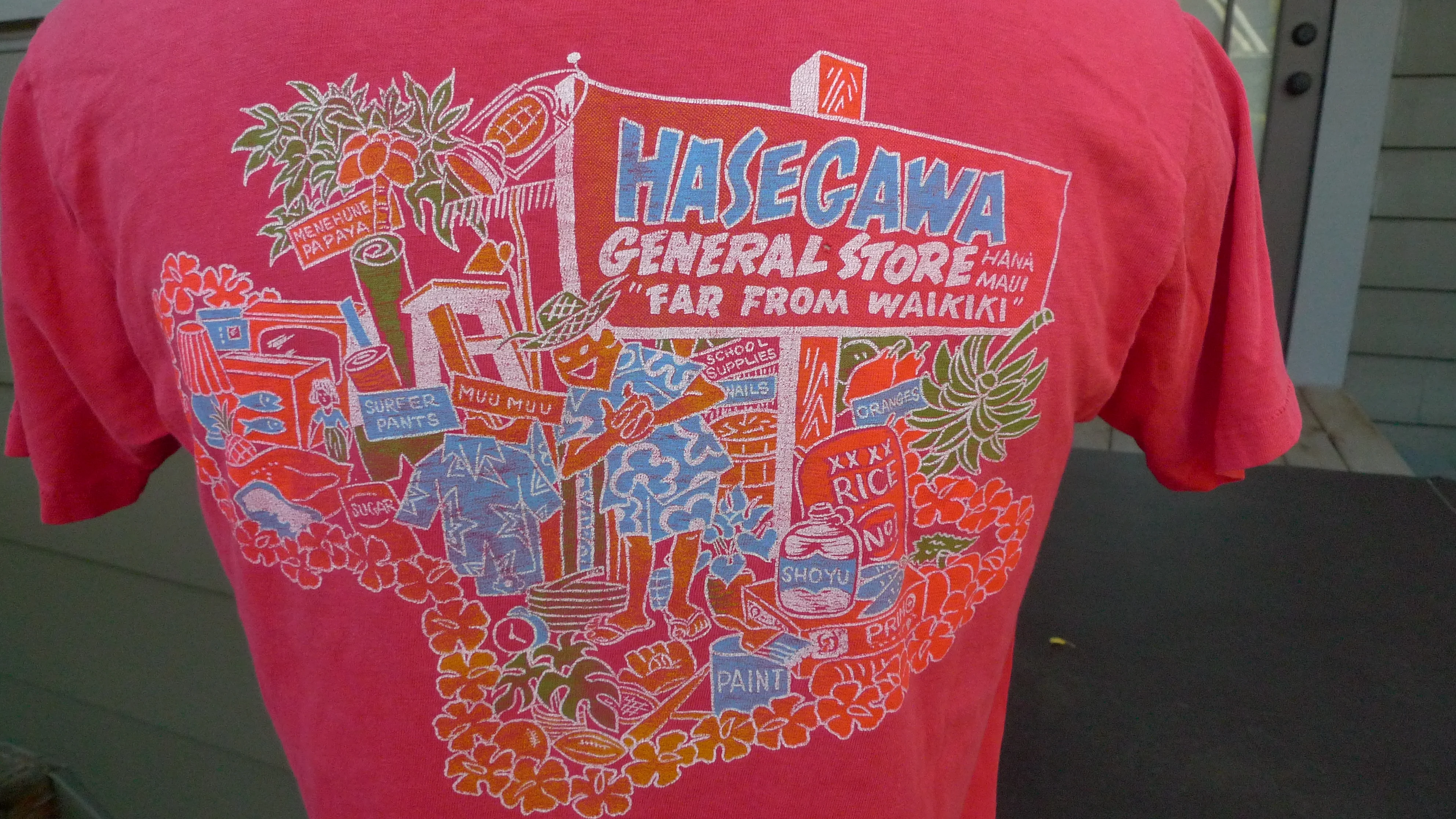 80s Unisex 42 * Hana Maui Hawaii Store Single Stitch T By Hanes - Image 3
