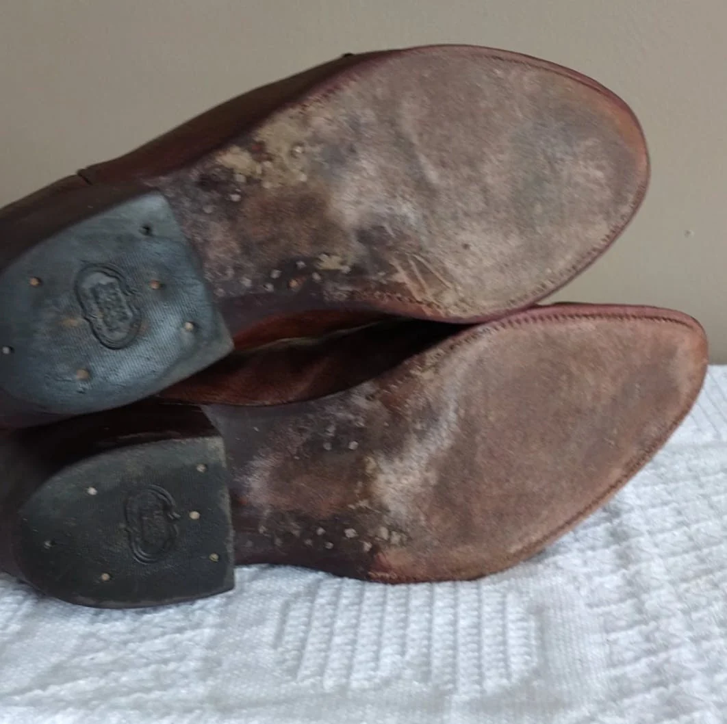80's Brown Western Boots by Nocona Usa - Image 6
