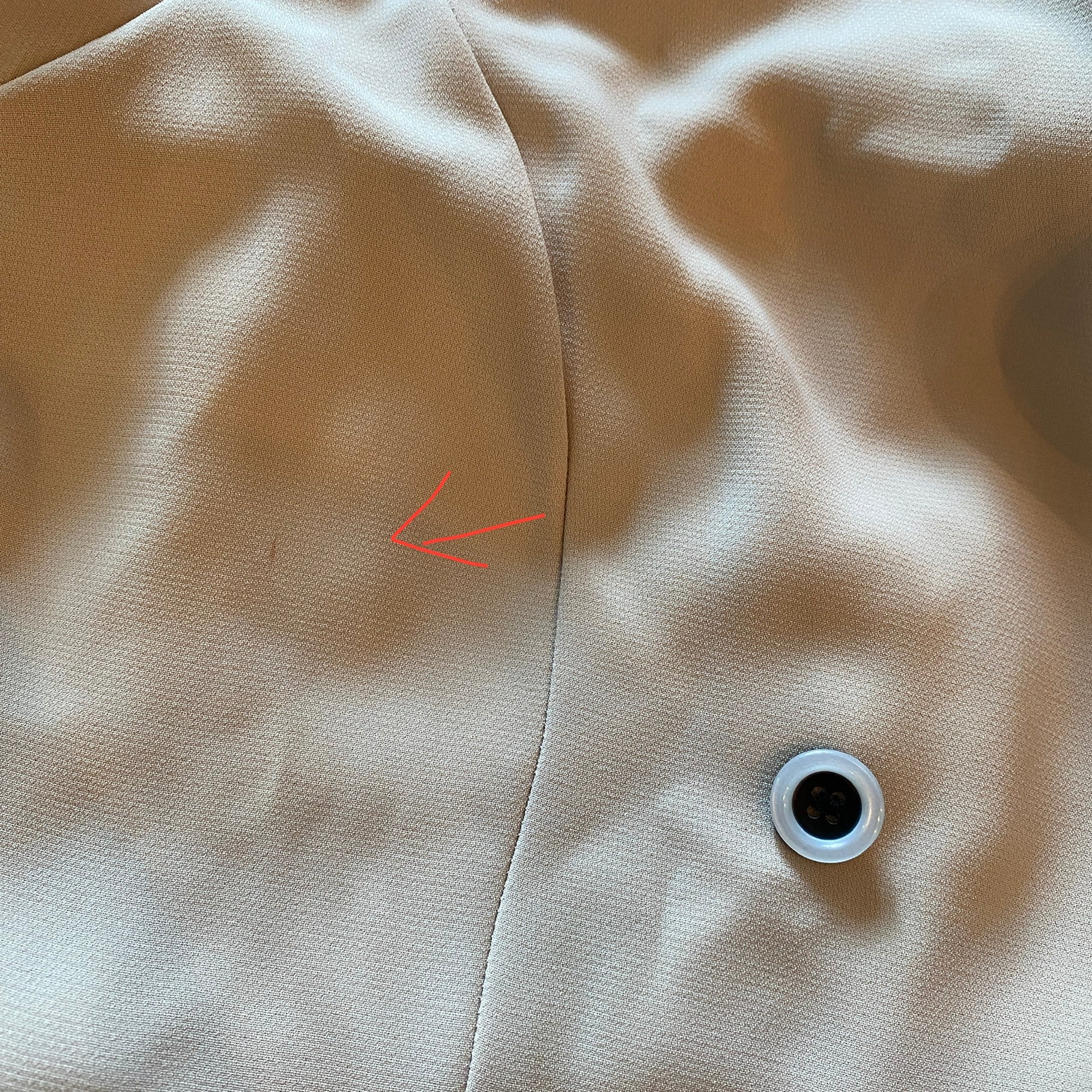 80s Versatile Wear Tan Shift Dress Contrasting Collar By Studio I - Image 12