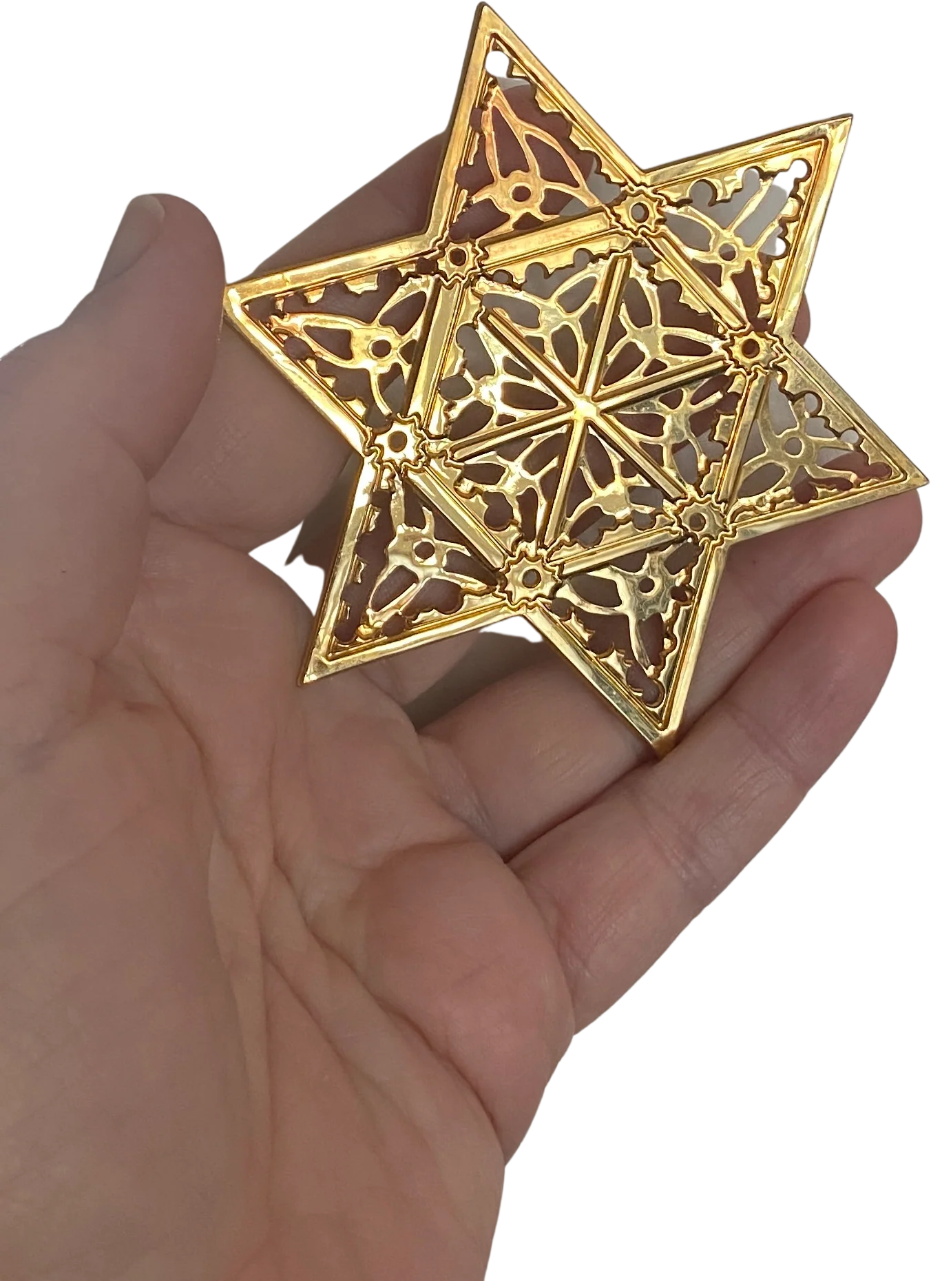 80s Vintage 1988 Mma Star Ornament By Metropolitan Museum of Art