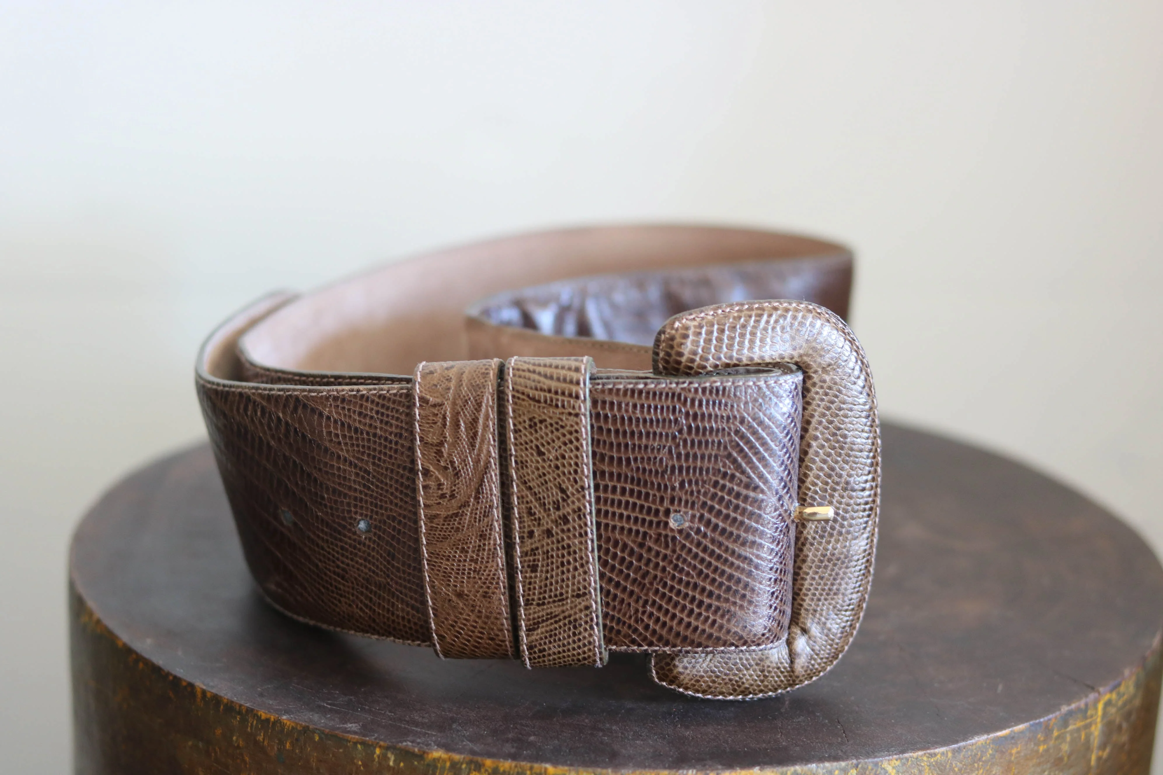 80s Brown Belt Donna Karan - Image 4
