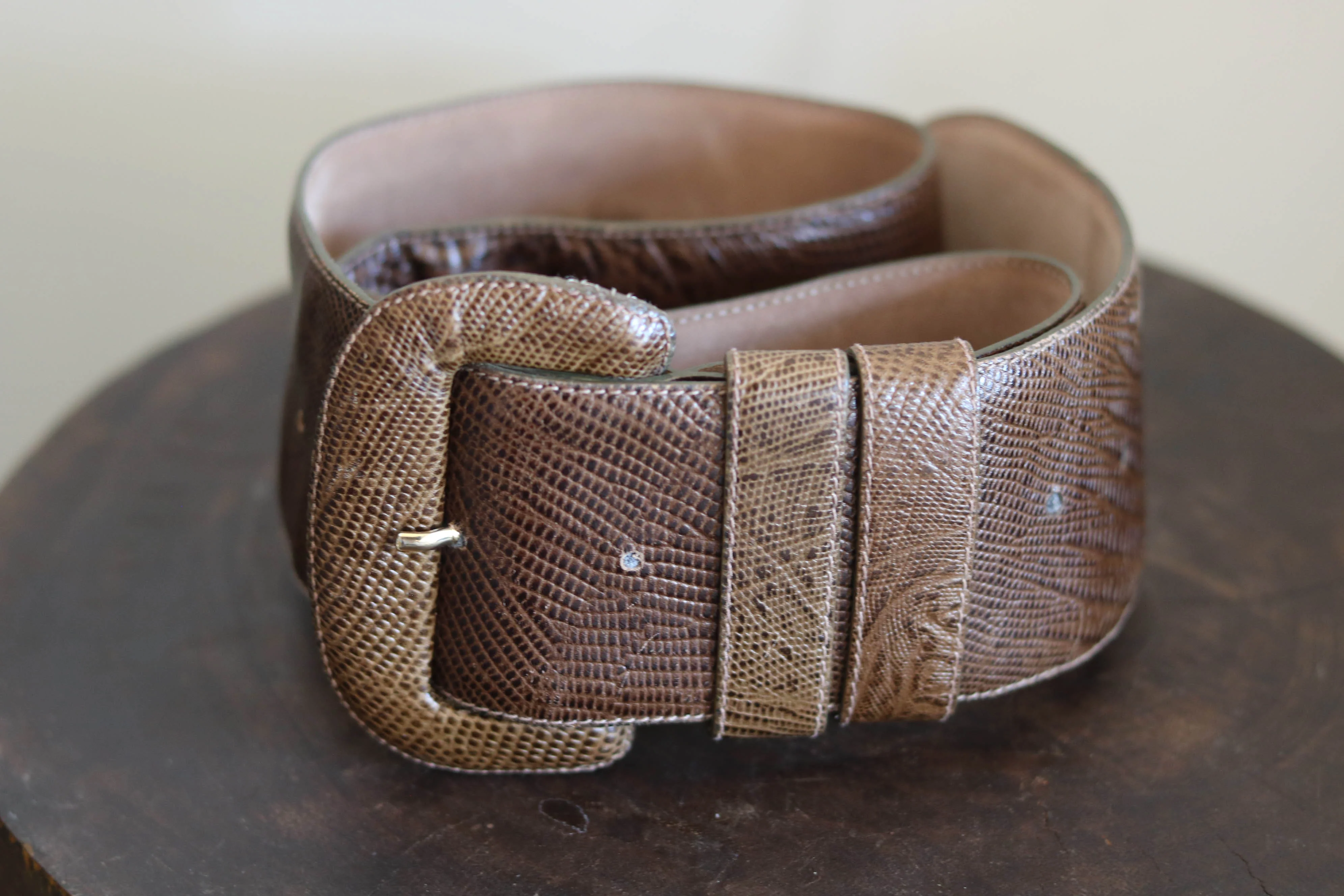 80s Brown Belt Donna Karan - Image 7
