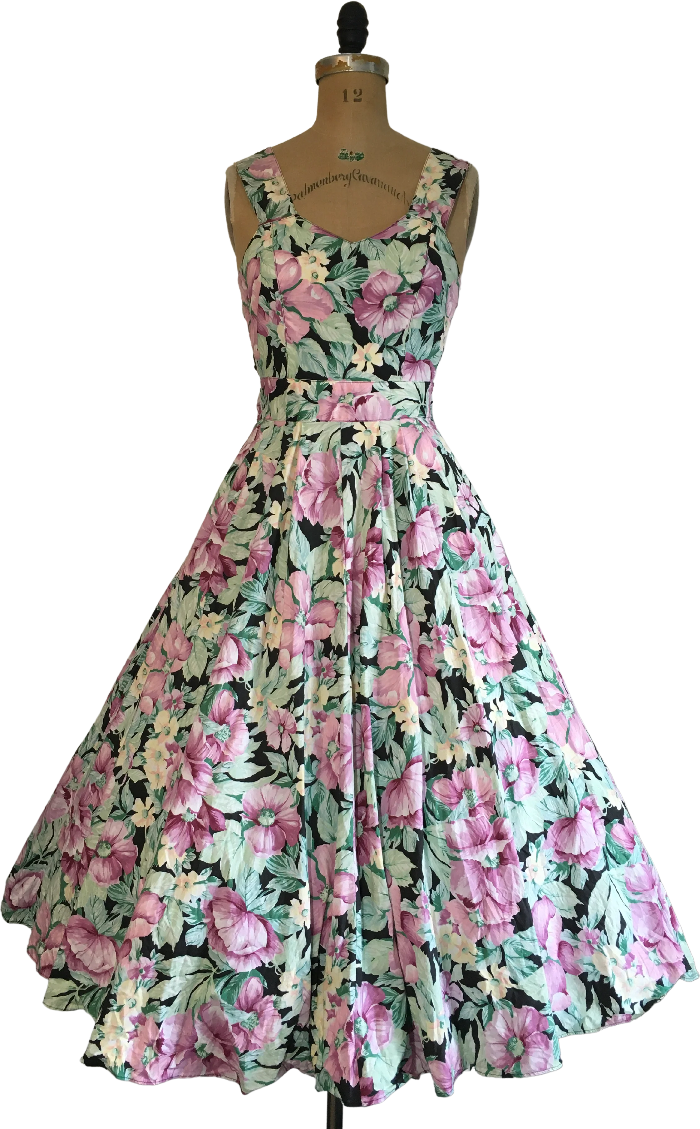 80s Vintage Carol Anderson Tie Back Sundress By Carol Anderson