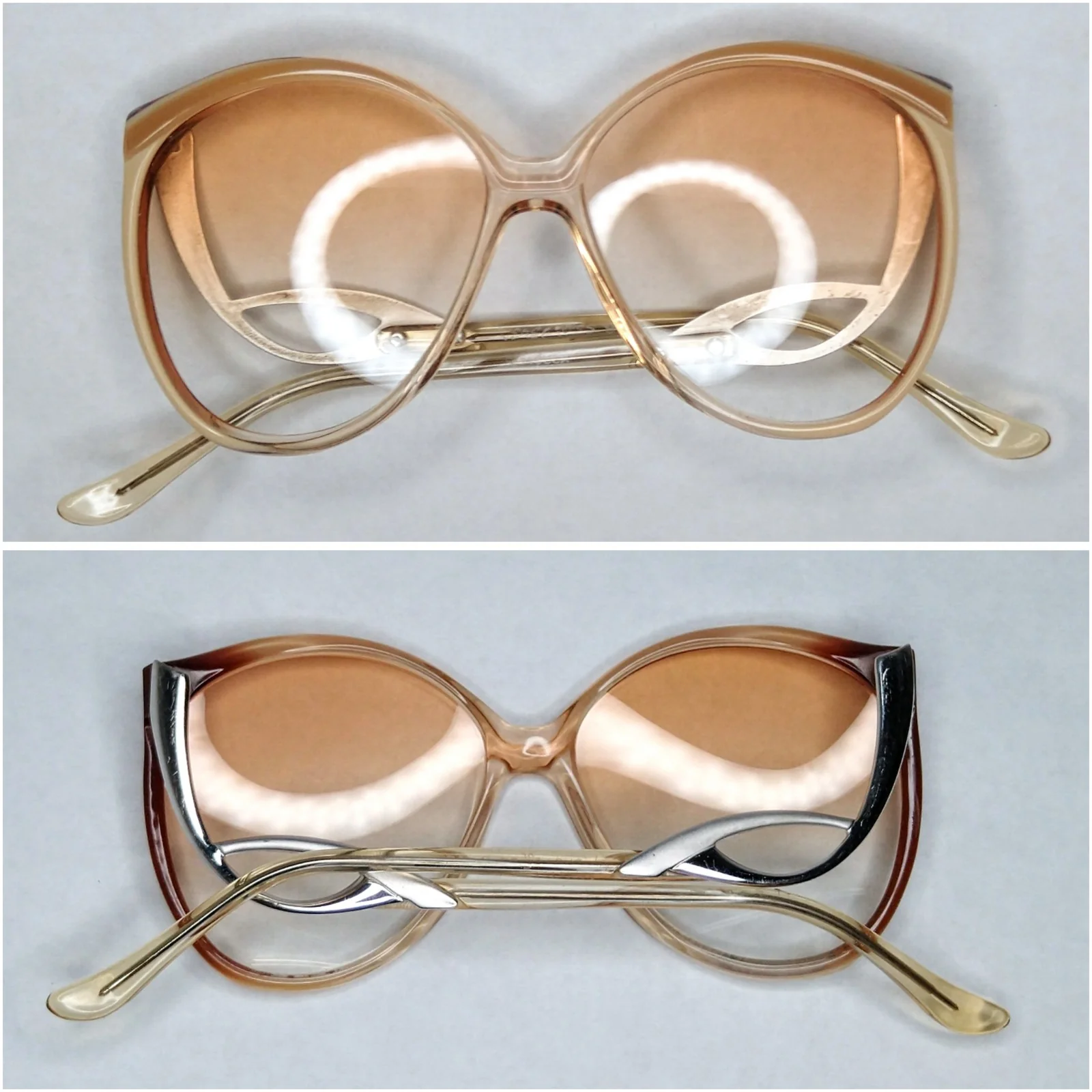 80s Vintage Cat Eye Sunglasses Eyeglasses Frame Usa By Versailles - Image 2