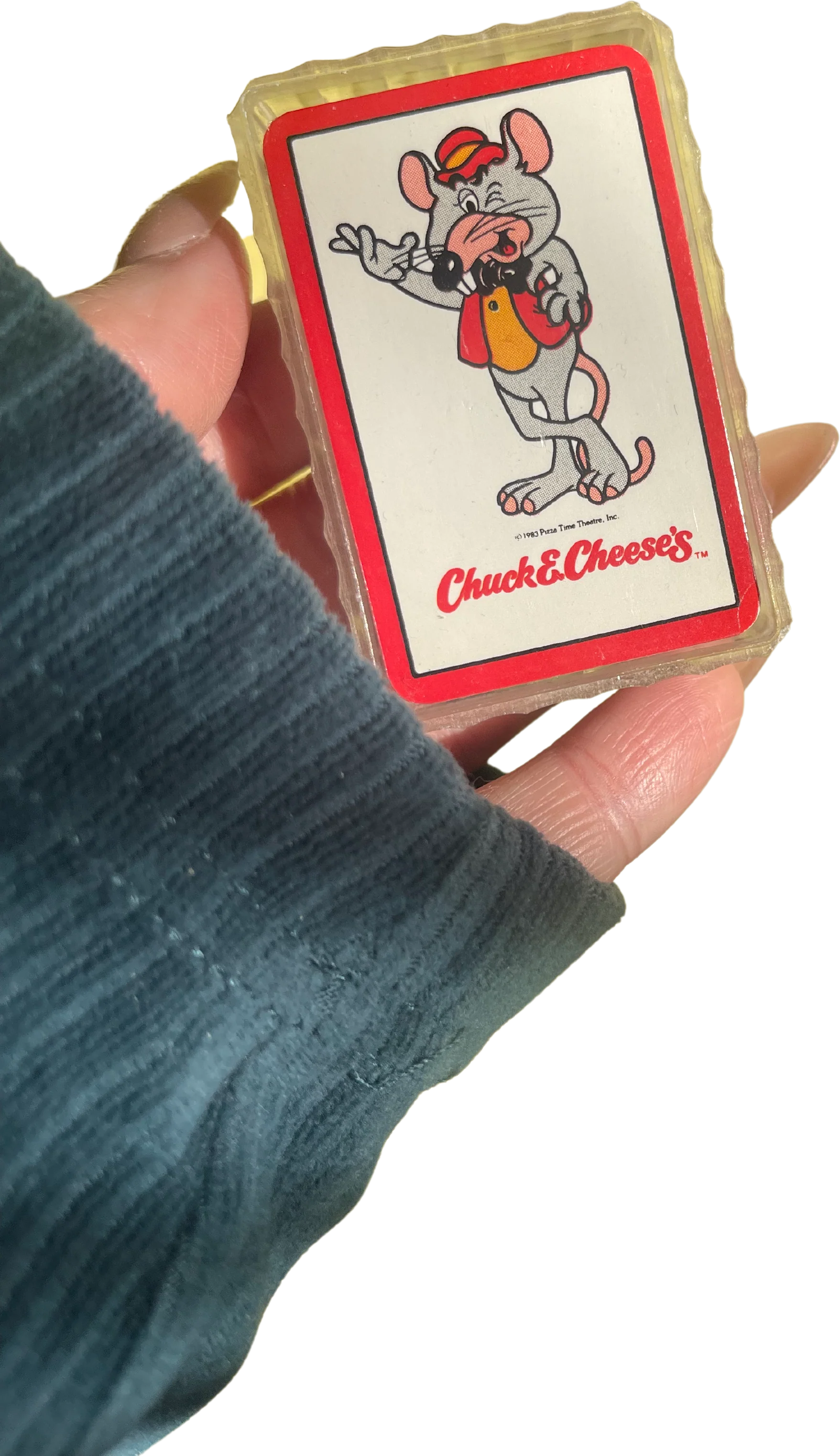 80s Vintage Chuck E. Cheese’s Mini Playing Cards