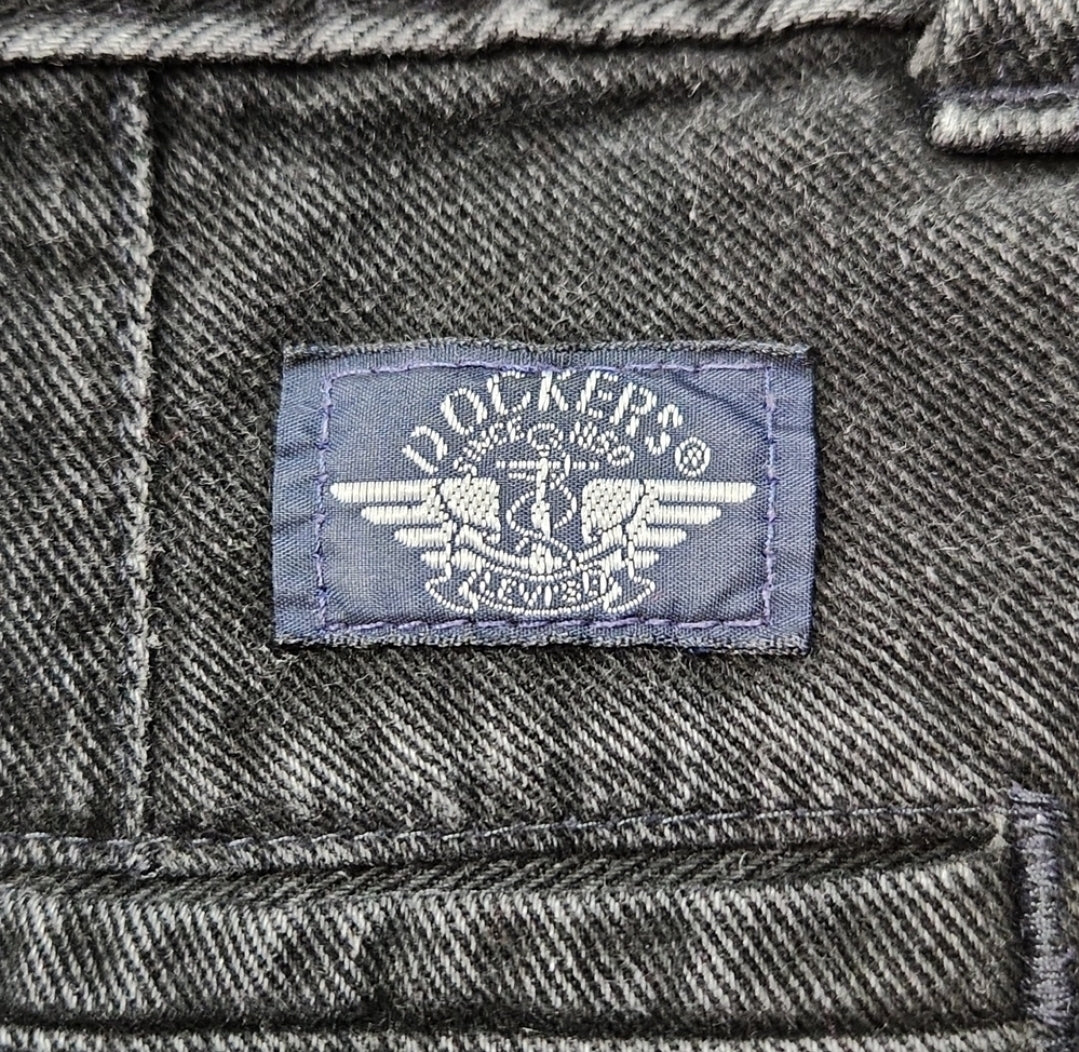 80s Vintage Dockers Pleated Front Tapered Jeans By Dockers - Image 3