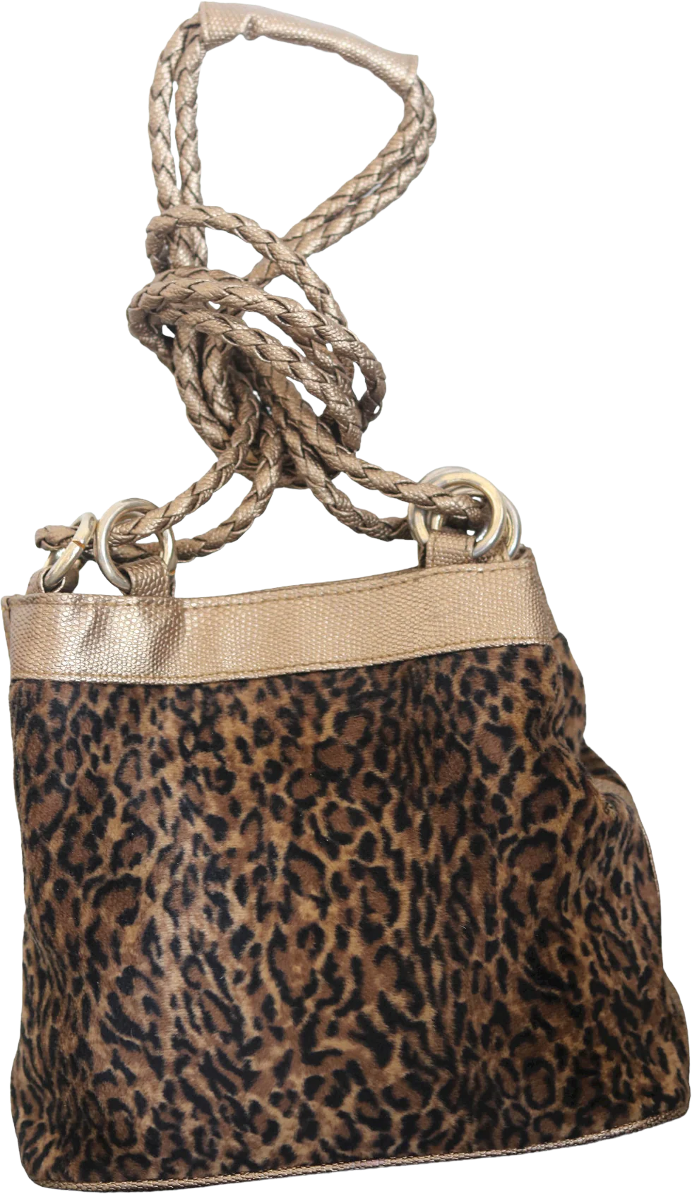 80s Vintage Leopard Handbag - Image 2