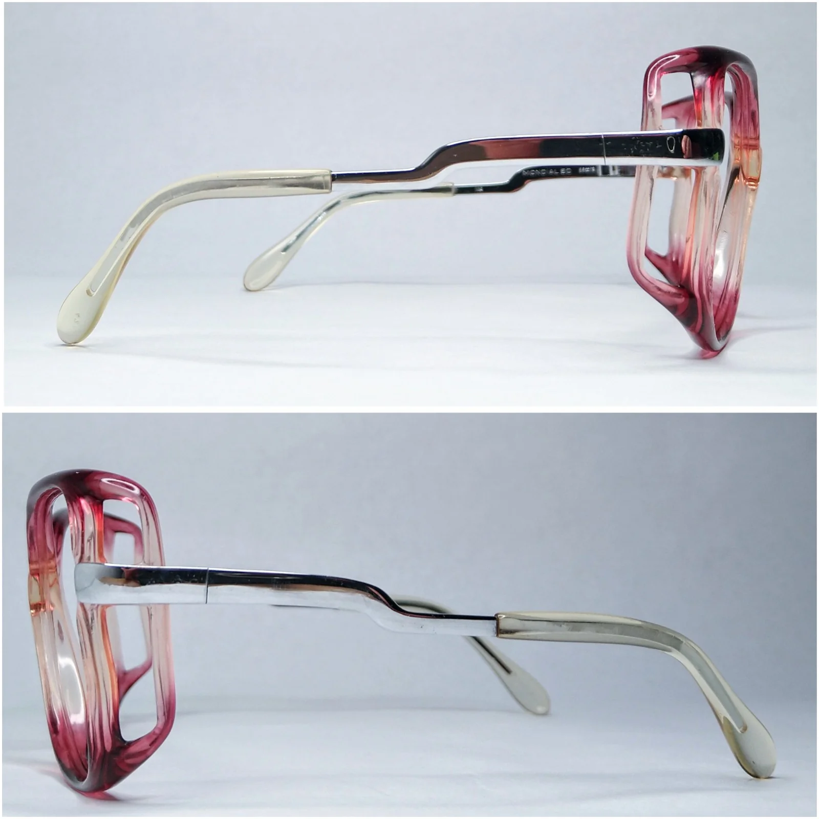 80s Vintage Mondial 50/42 Oversized Eyeglasses Frame By Neostyle - Image 8