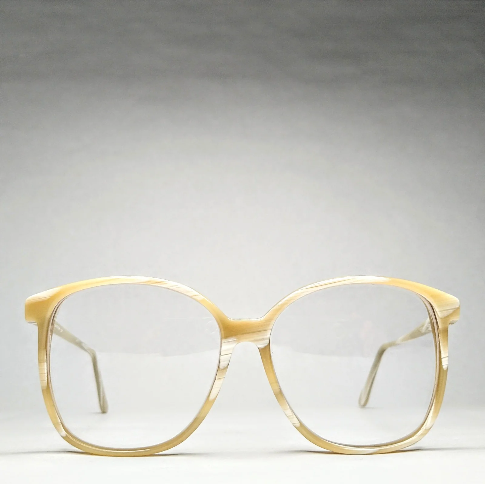 80s Vintage Oversized Wood-look Sunglasses Eyeglasses - Image 4