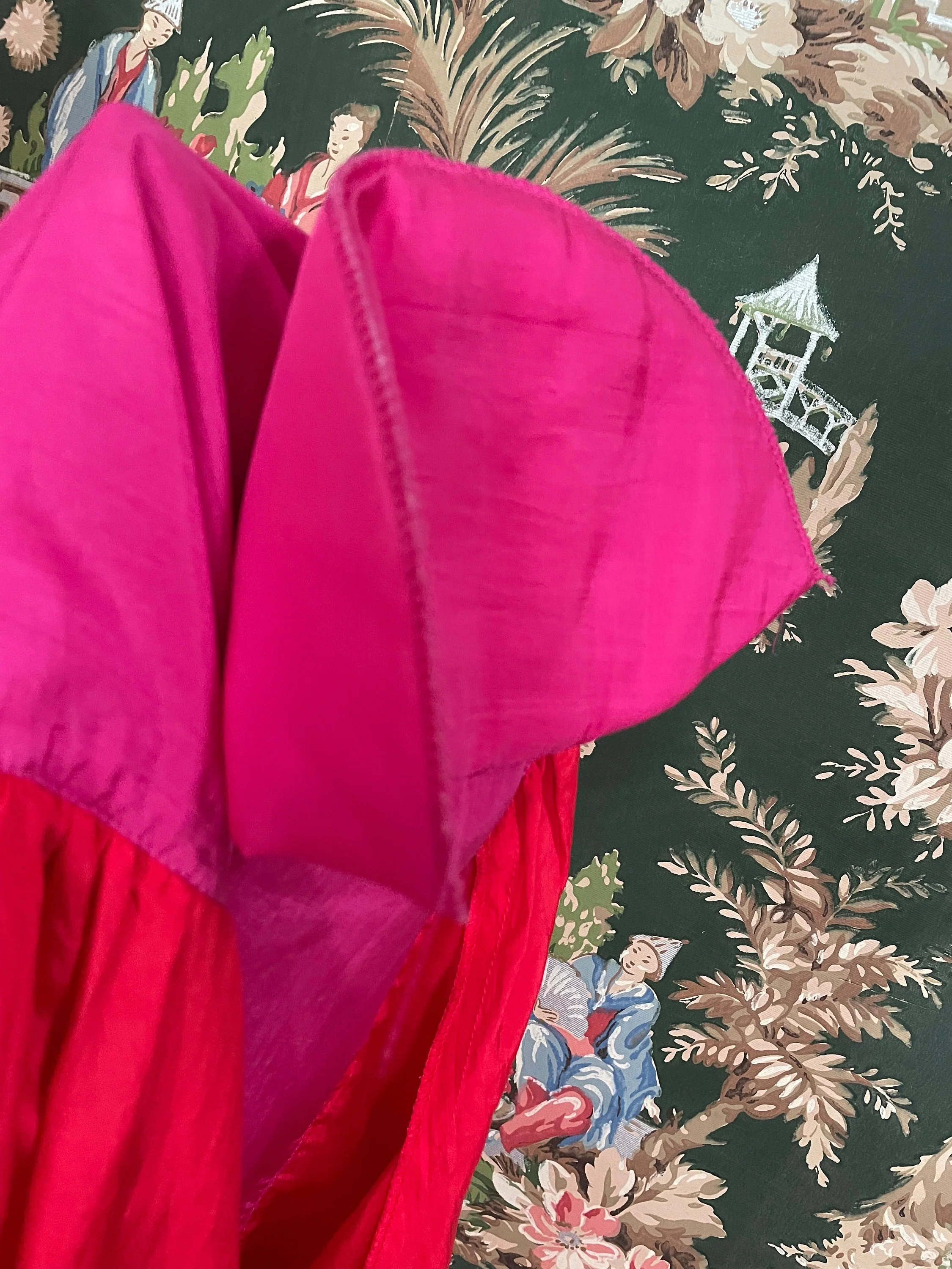 80s Vintage Silk Open Front Robe by  Saks Fifth Avenue - Image 8