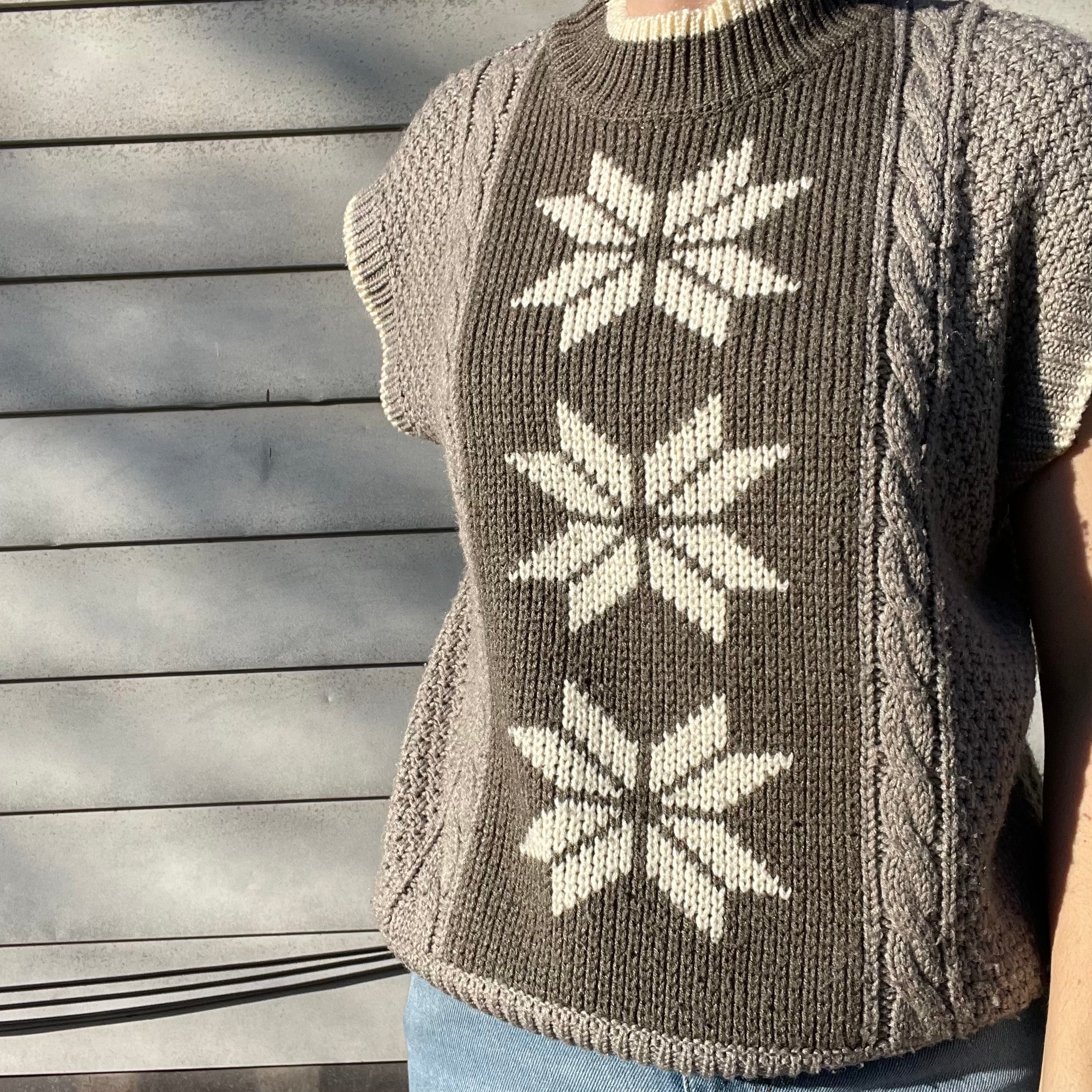 80s Vintage Sleeveless Knit Sweater Vest By Cheryl Tiegs - Image 3